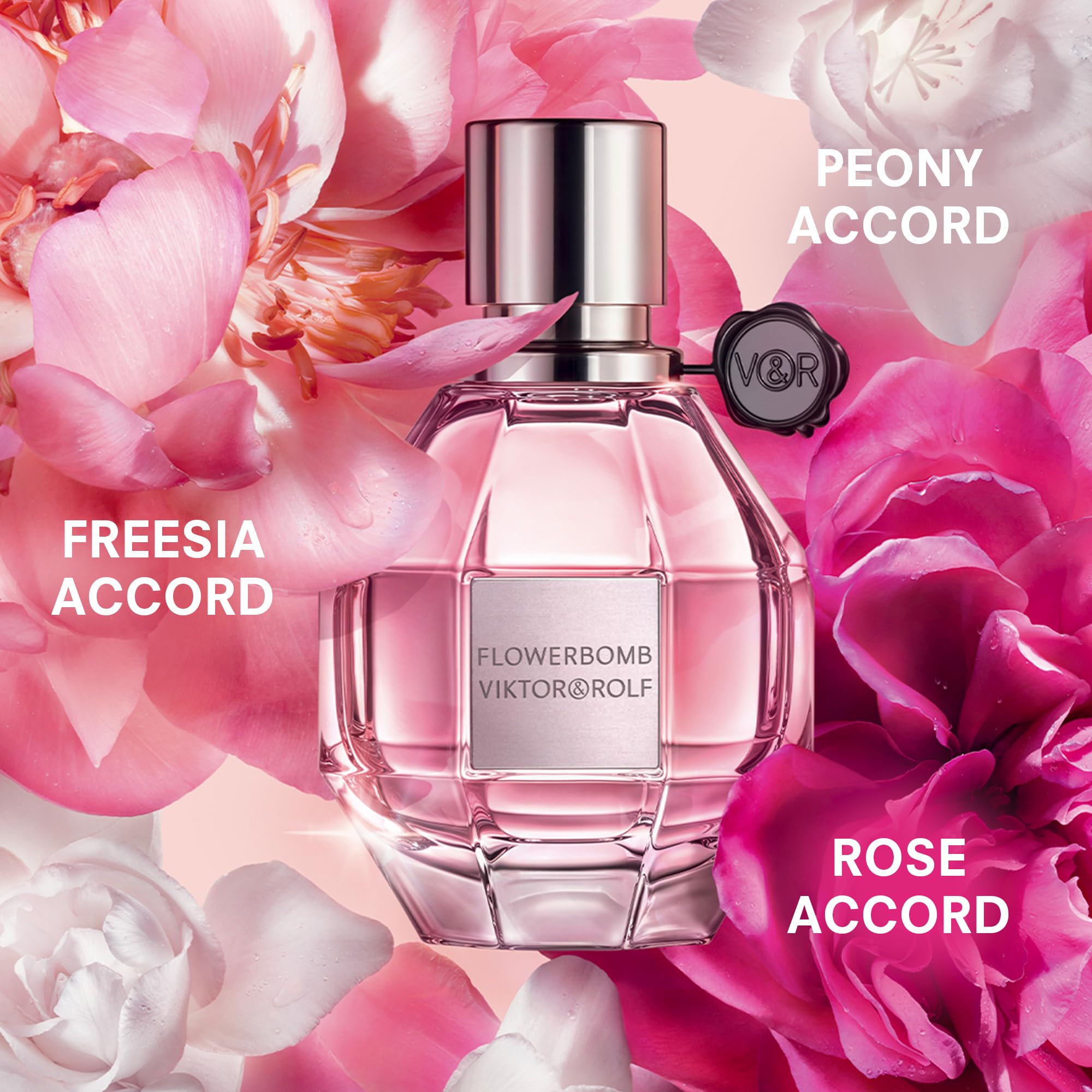 Viktor&Rolf - Flowerbomb Eau de Parfum - Women's Perfume - Floral & Woody - With Notes of Vanilla, Jasmine, & Rose: 3.4 Fl Oz