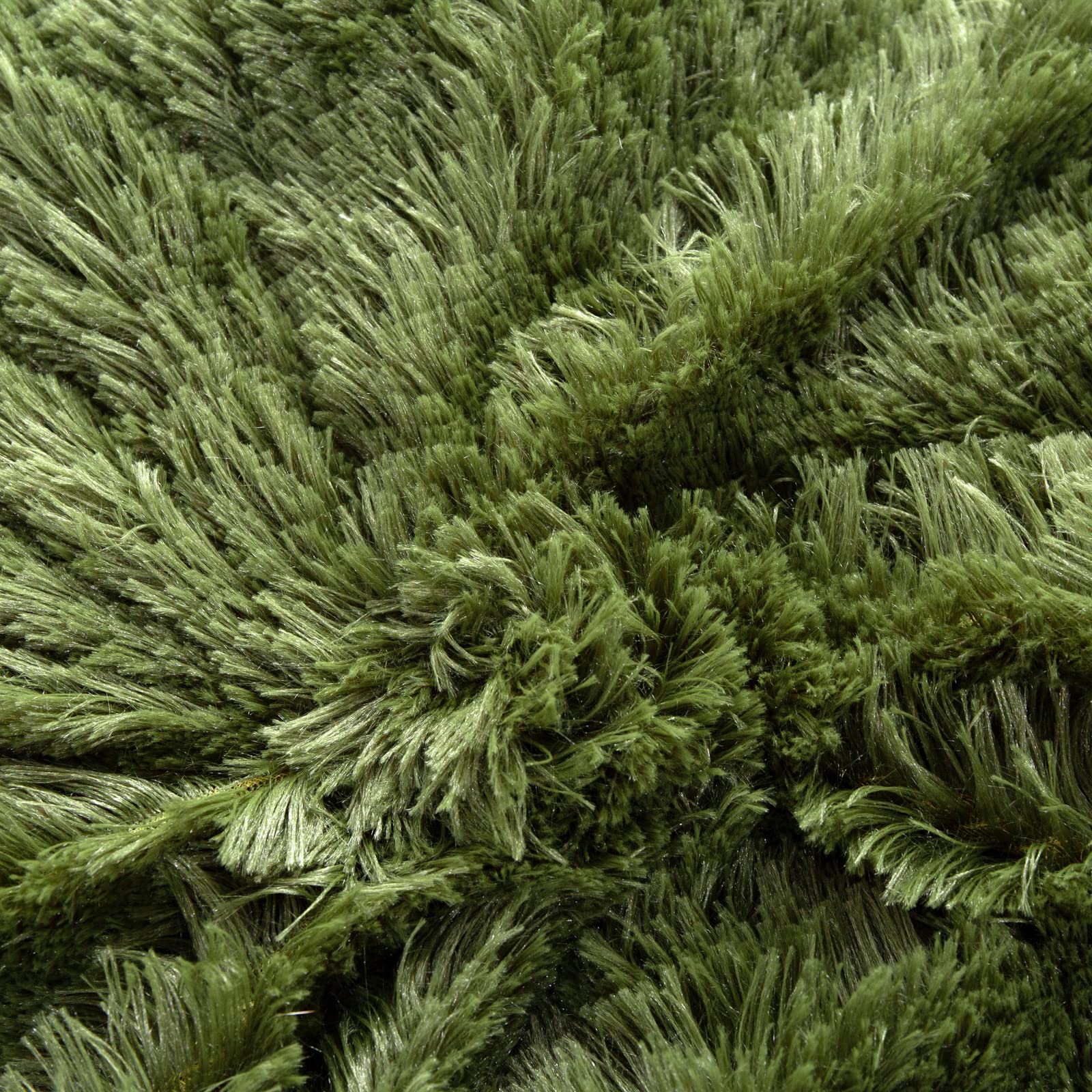 YUSOKI Olive Green Faux Fur Throw Blanket,2 Layers,50" x 60" Cozy Plush Fluffy Blanket Furry Fuzzy Warm Cute Shaggy Blanket for Fall Bed Living Room Décor Baby Women Pet: Queen90" x 90" Olive Green