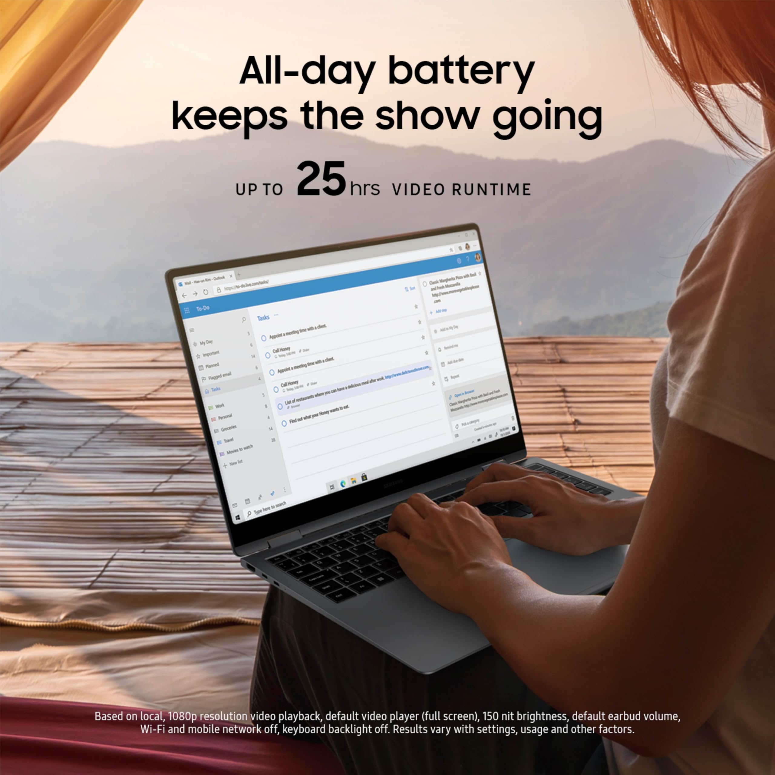 SAMSUNG 16” Galaxy Book5 Pro 360 Copilot+ PC, AI Laptop Computer, Intel Core 7 Ultra Processor, 3K AMOLED (2880 x 1800) Touchscreen, 120HZ Refresh Rate, Dolby Atmos Quad Speakers, All-Day Battery Life thumbnail 6