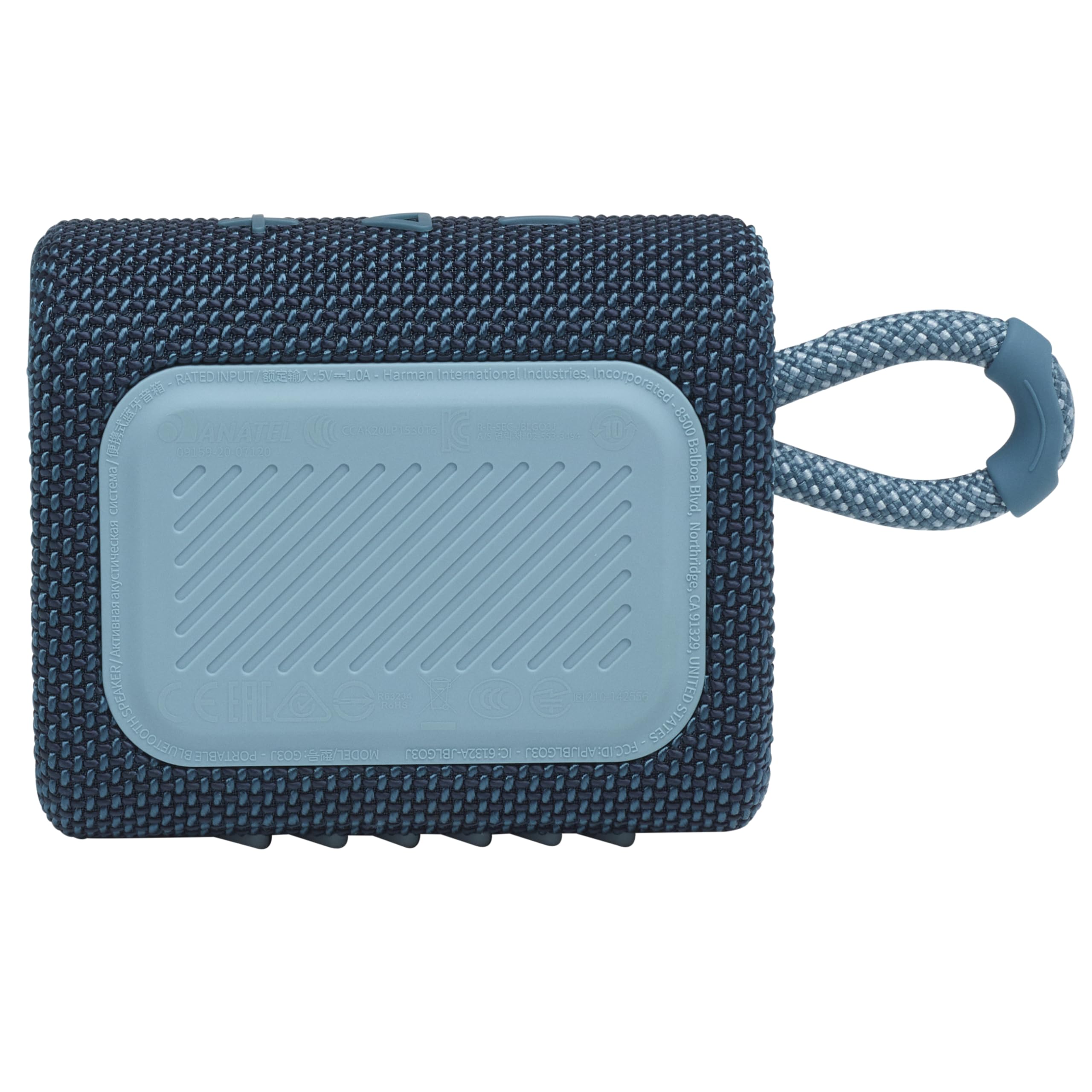 JBL Go 3 - Portable Mini Bluetooth Speaker, big audio and punchy bass, IP67 waterproof and dustproof, 5 hours of playtime, speaker for home, outdoor and travel (Blue): GO3 Blue
