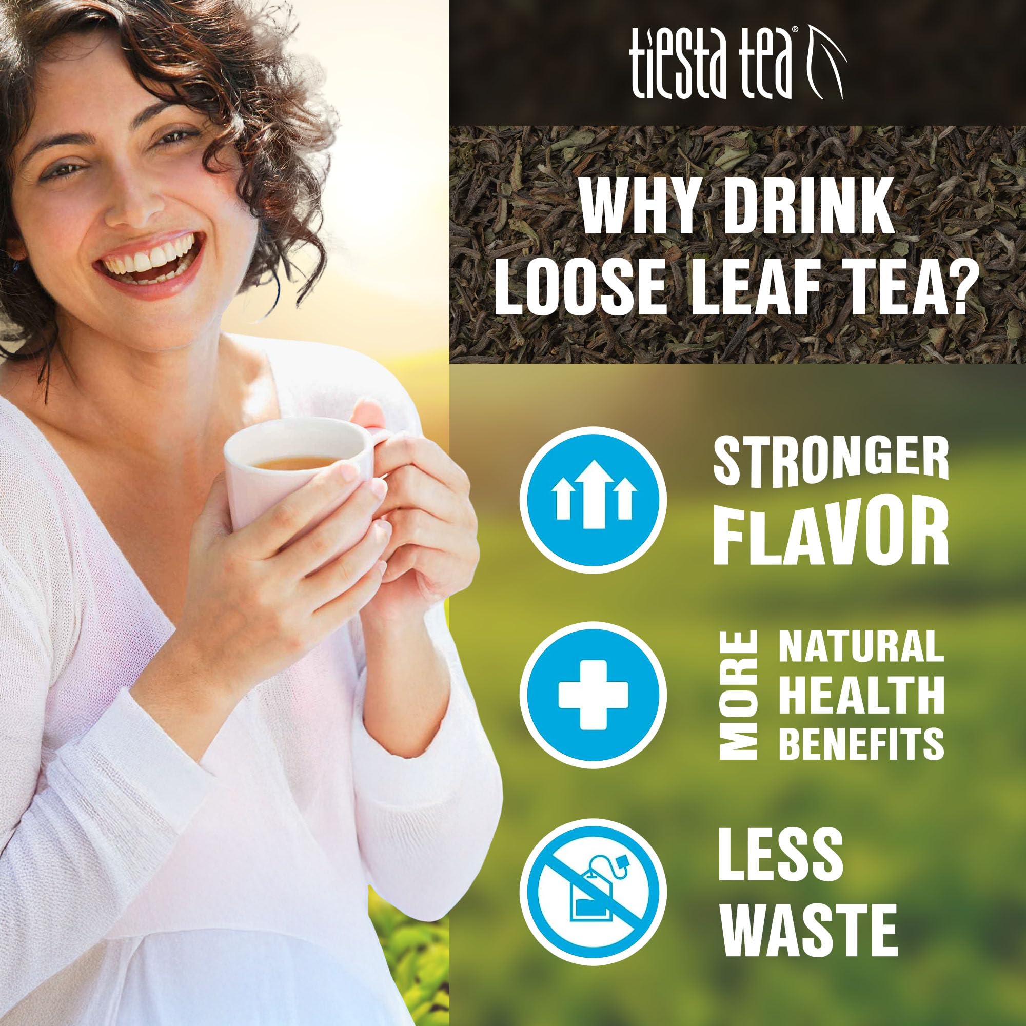 Tiesta Tea 8 Loose Leaf Dry Flight Mother’s Day Tea Gift Set Sampler | Assorted Herbal, Black, and Fruit Teas | High to No Caffeine | Hot & Iced Ready | 8 Resealable Sample Pouches: Best Seller Tea Sampler Set