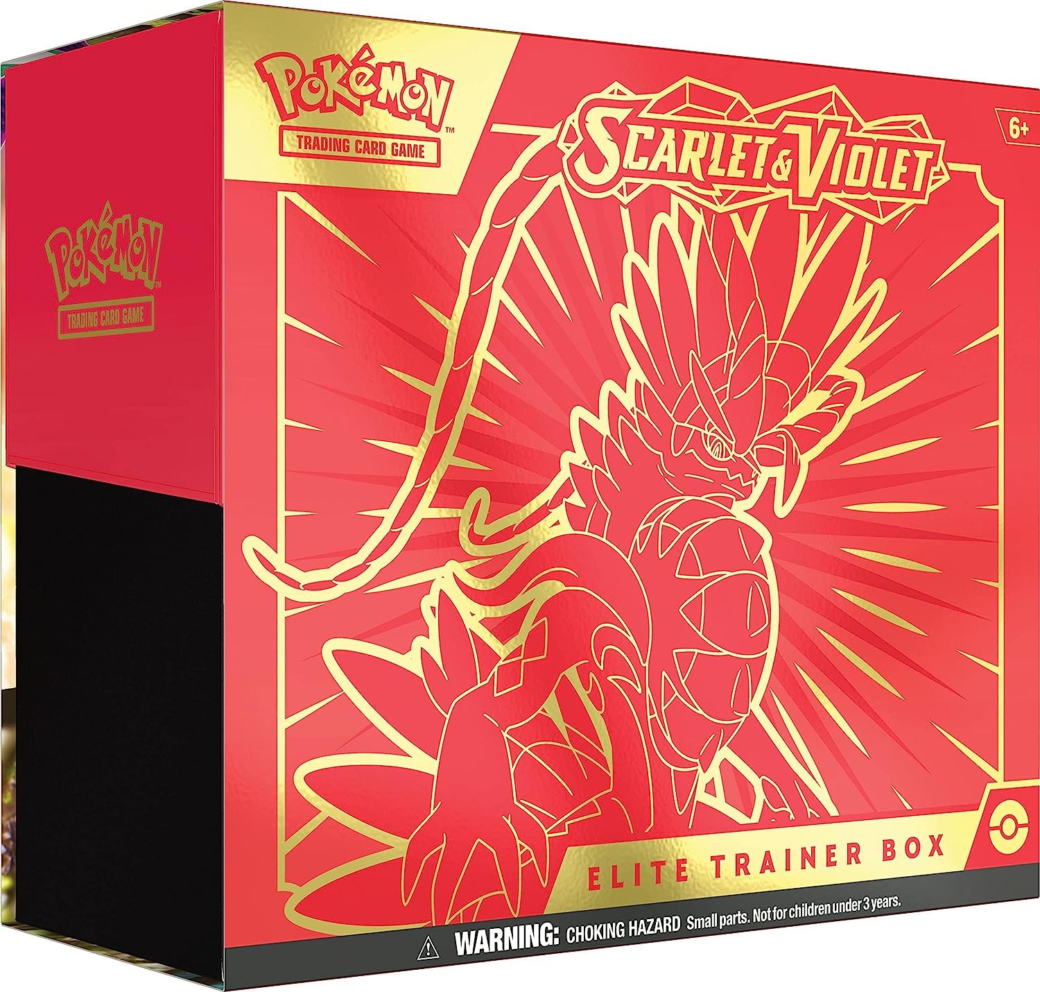 Pokémon TCG: Scarlet & Violet Elite Trainer Box (Miraidon Purple or Koraidon Red, ): Random Color
