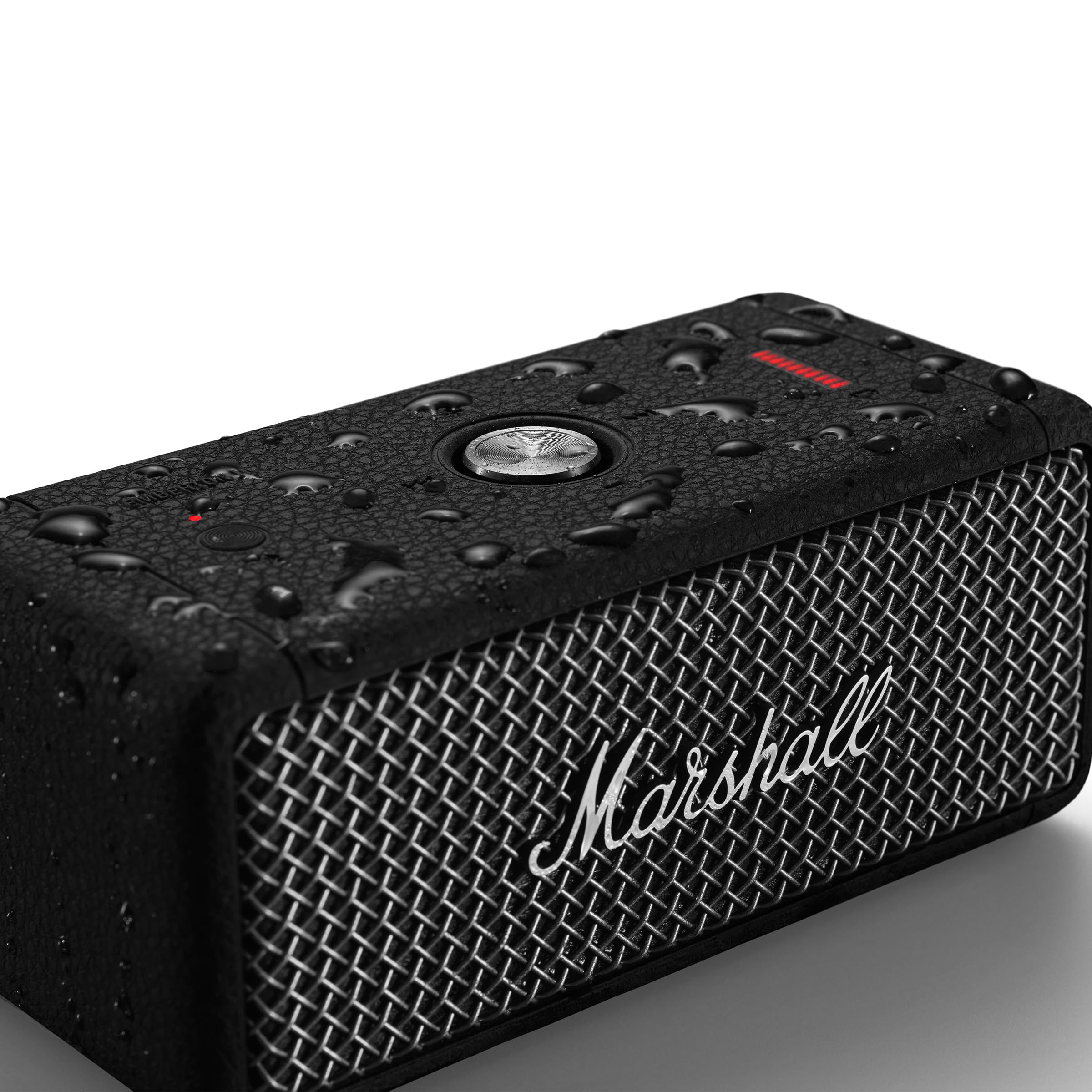 Marshall Emberton II Portable Bluetooth Speaker, Black & Brass: Emberton II Black & Steel