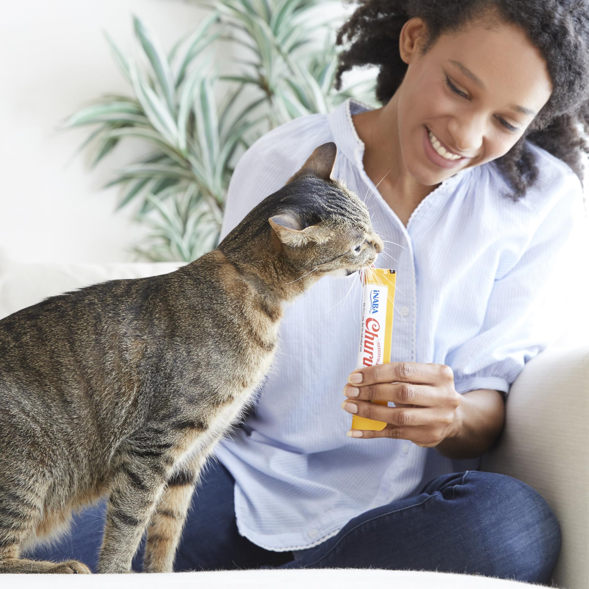INABA Churu Cat Treats, Grain-Free, Lickable, Squeezable Creamy Purée Cat Treat/Topper with Vitamin E & Taurine, 0.5 Ounces Each Tube, 50 Tubes, Tuna & Chicken Variety: Chicken &amp; Beef Variety 0.5 Ounce (Pack of 20)