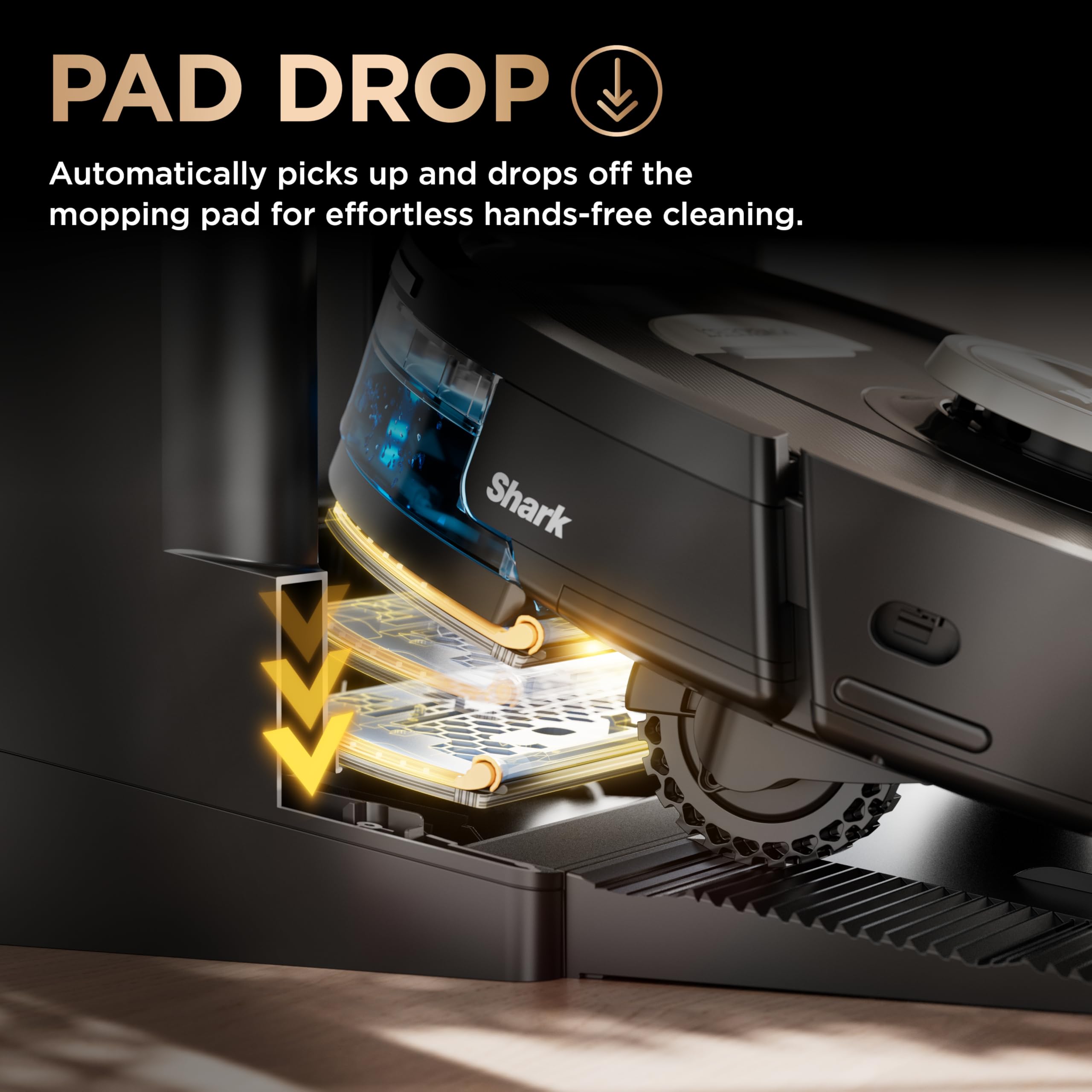 Shark Robot Vacuum & Mop Combo, PowerDetect NeverTouch Pro,Self-Emptying,Self-Refill with Self-Clean Pad Wash & Dry, 60-Day Debris Capacity,30-Day Refill Tank, 5PowerDetect Technologies,White,AV2800ZE: Shark Robot Vacuum & Mop Combo, PowerDetect NeverTouch Pro, Self-Emptying, Self-Refill with Self-Clean Pad Wash & Dry, 60-Day Debris Capacity, 30-Day Refill Tank, 5 PowerDetect Technologies, RV2820ZE