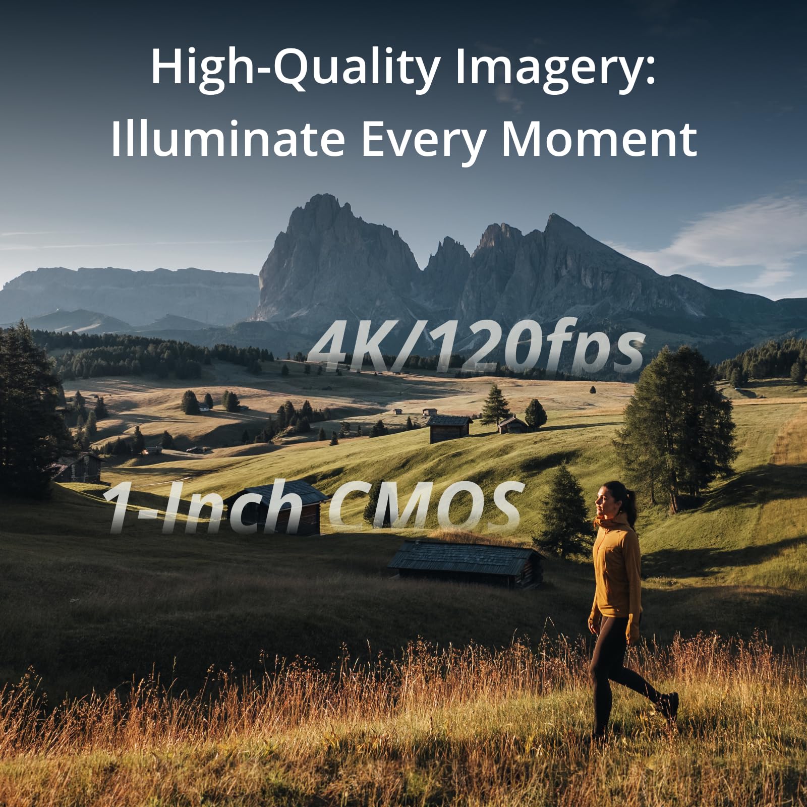 DJI Osmo Pocket 3, s with 1'' CMOS & 4K/120fps Vlog Camera, 3-Axis Stabilization, Fast Focusing, Face/Object Tracking, Digital Vlogging Camera for YouTube: Vlogging Camera