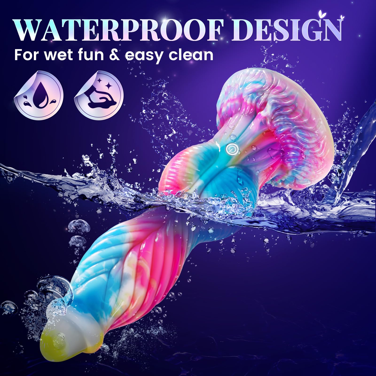 Thrusting Dildo Vibrator Sex Toys - 10.2" 4IN1 Thick Dildo Anal Toys, U G-spot Huge Dildo Upgraded App Remote Control Dildos Multi-Modes, Horse Dildo Dragon Dildo Adult Sex Toys & Games, BluePink: Blue Pink