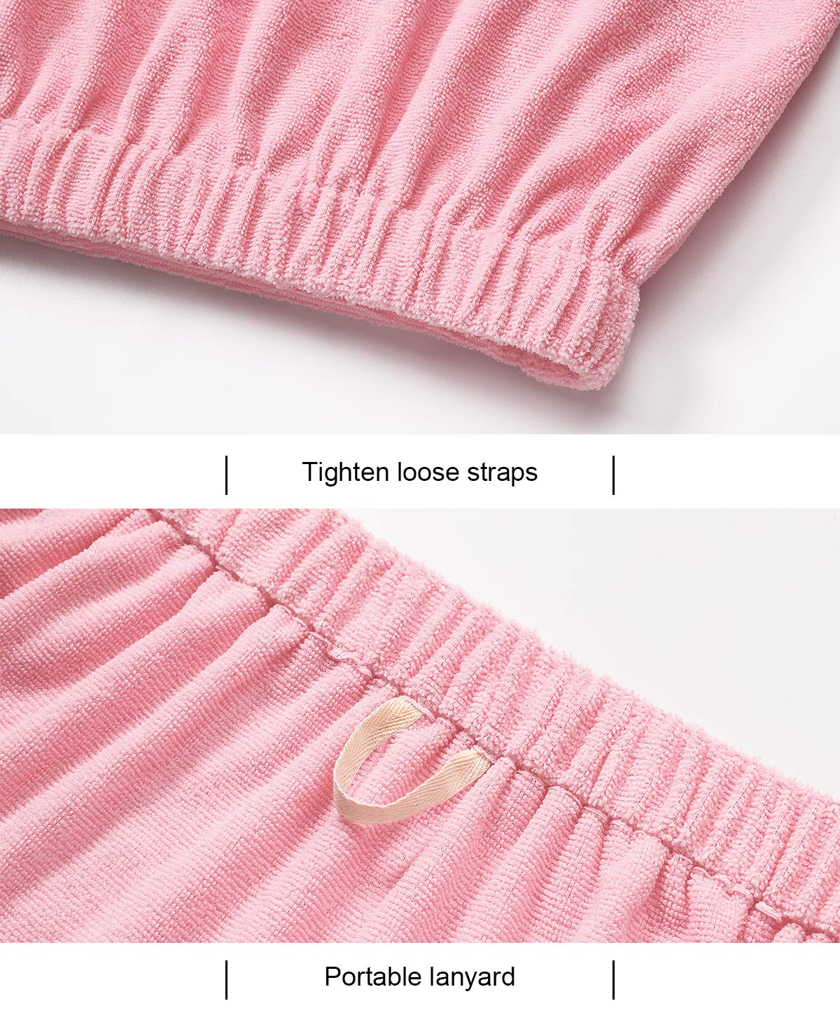 Kniffi Womens Wrap Towel Spa Wraps & Hair Towel Body Wrap Adjustable Closure Bathrobe thumbnail 5