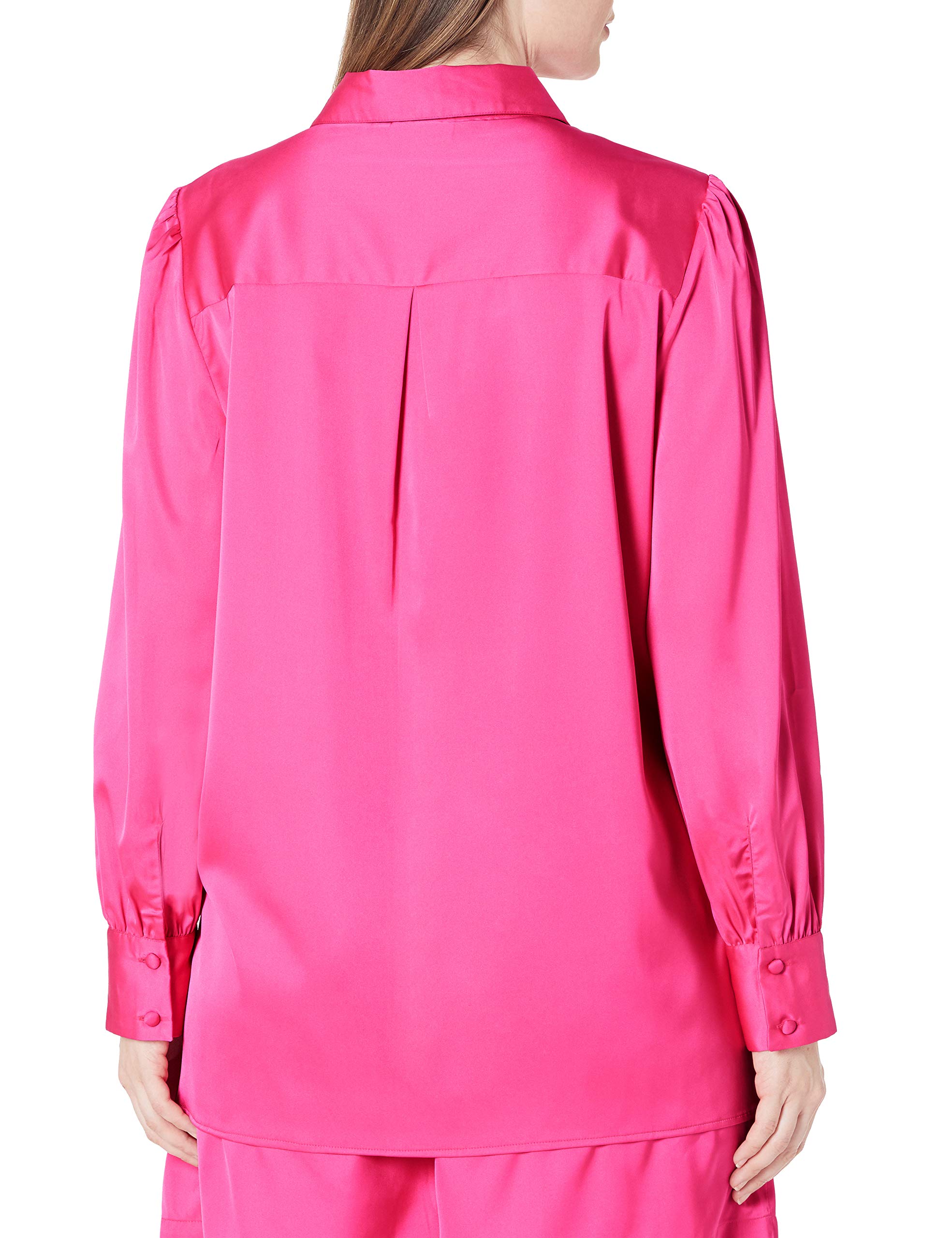The Drop Women's @Lucyswhims Long-Sleeve Button-Down Stretch Satin Shirt thumbnail 5