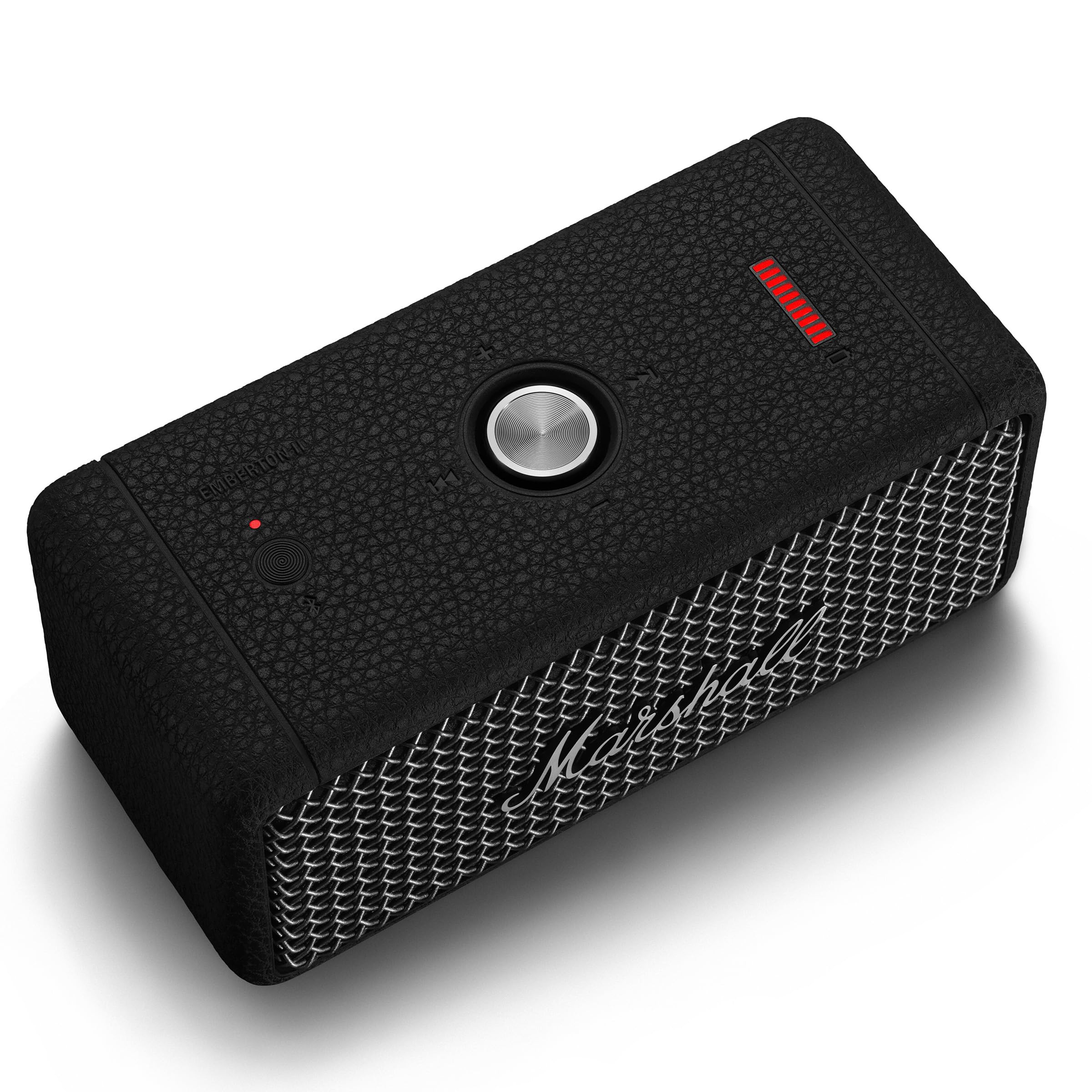 Marshall Emberton II Portable Bluetooth Speaker, Black & Brass: Emberton II Black & Steel