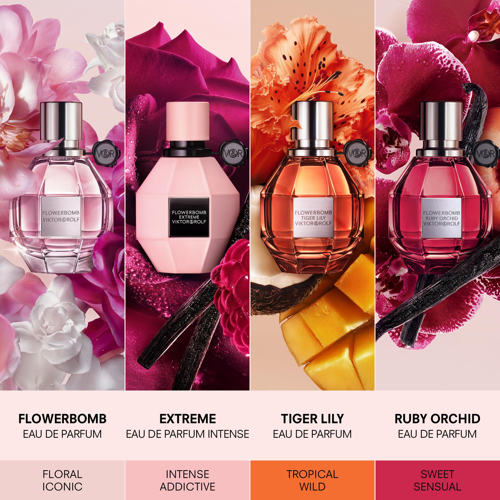 Viktor&Rolf - Flowerbomb Eau de Parfum - Women's Perfume - Floral & Woody - With Notes of Vanilla, Jasmine, & Rose: 3.4 Fl Oz