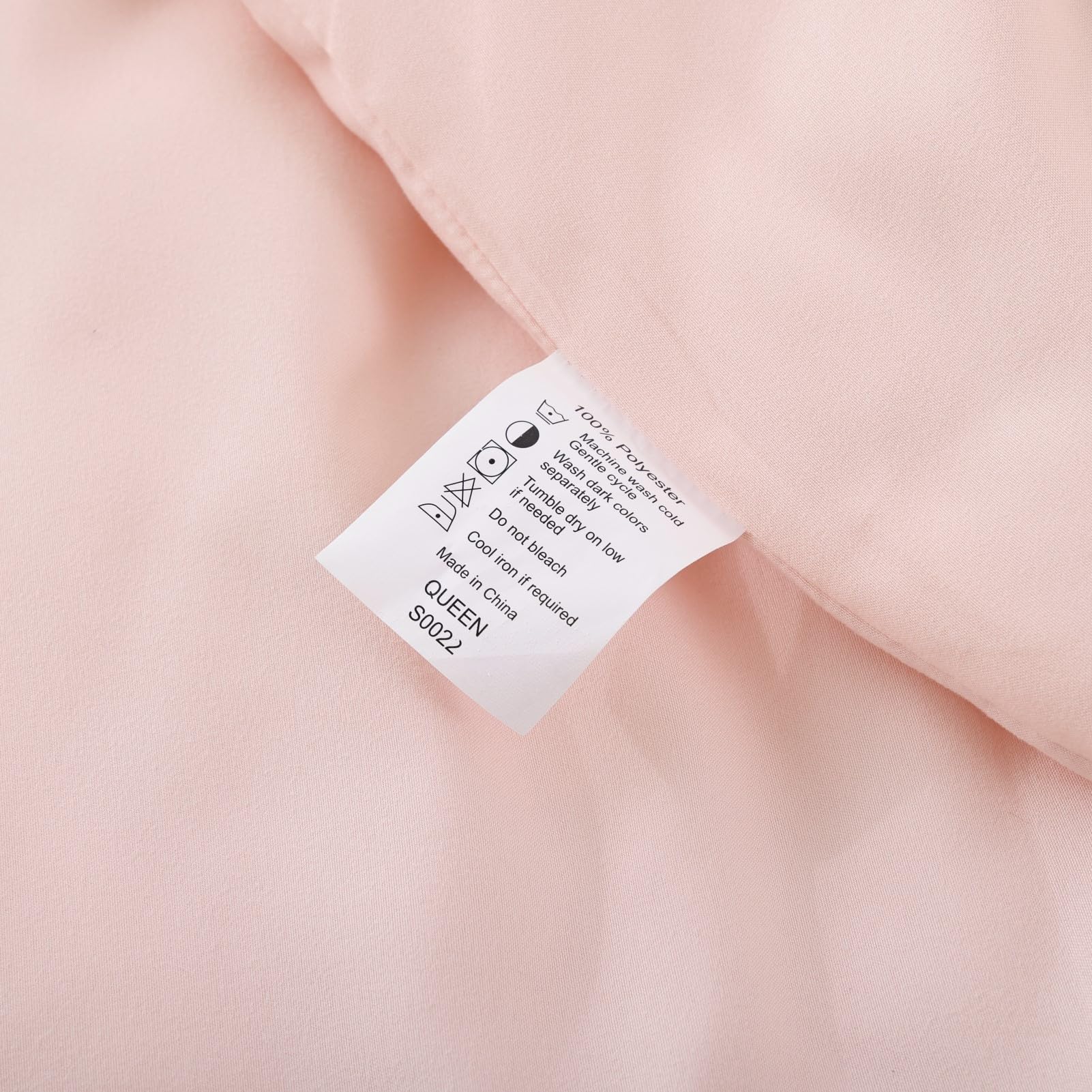 ROSGONIA Queen Comforter Set Oatmeal, 3pcs(1 Boho Oatmeal Comforter & 2 Pillowcases) All Season Soft Bedding Lightweight Bedspread Blanket Quilt: Queen Comforter 90"x90" Blush