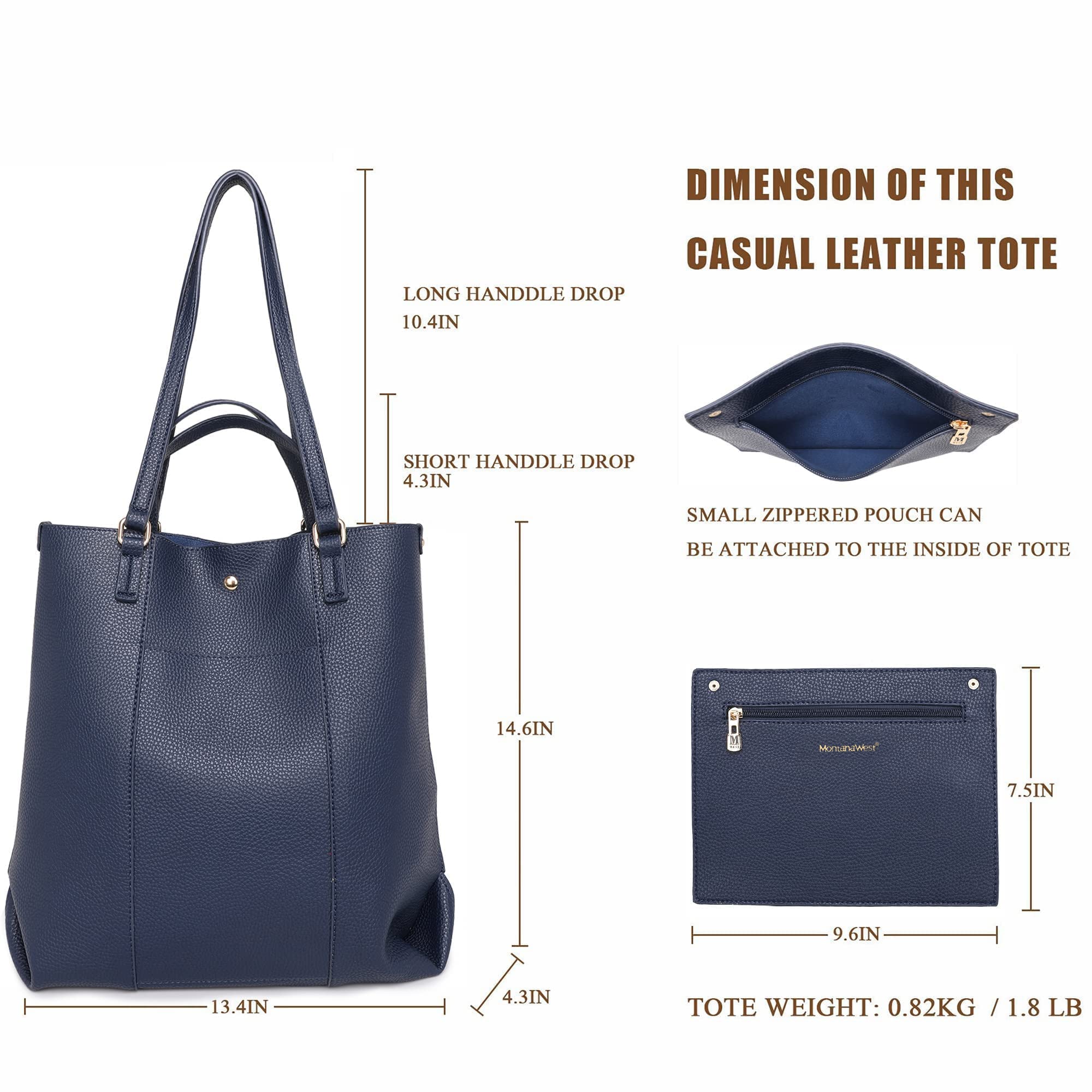 Montana West Tote Bag for Women Purses and Handbags Top Handle Satchel Bag Large Shoulder Handbag