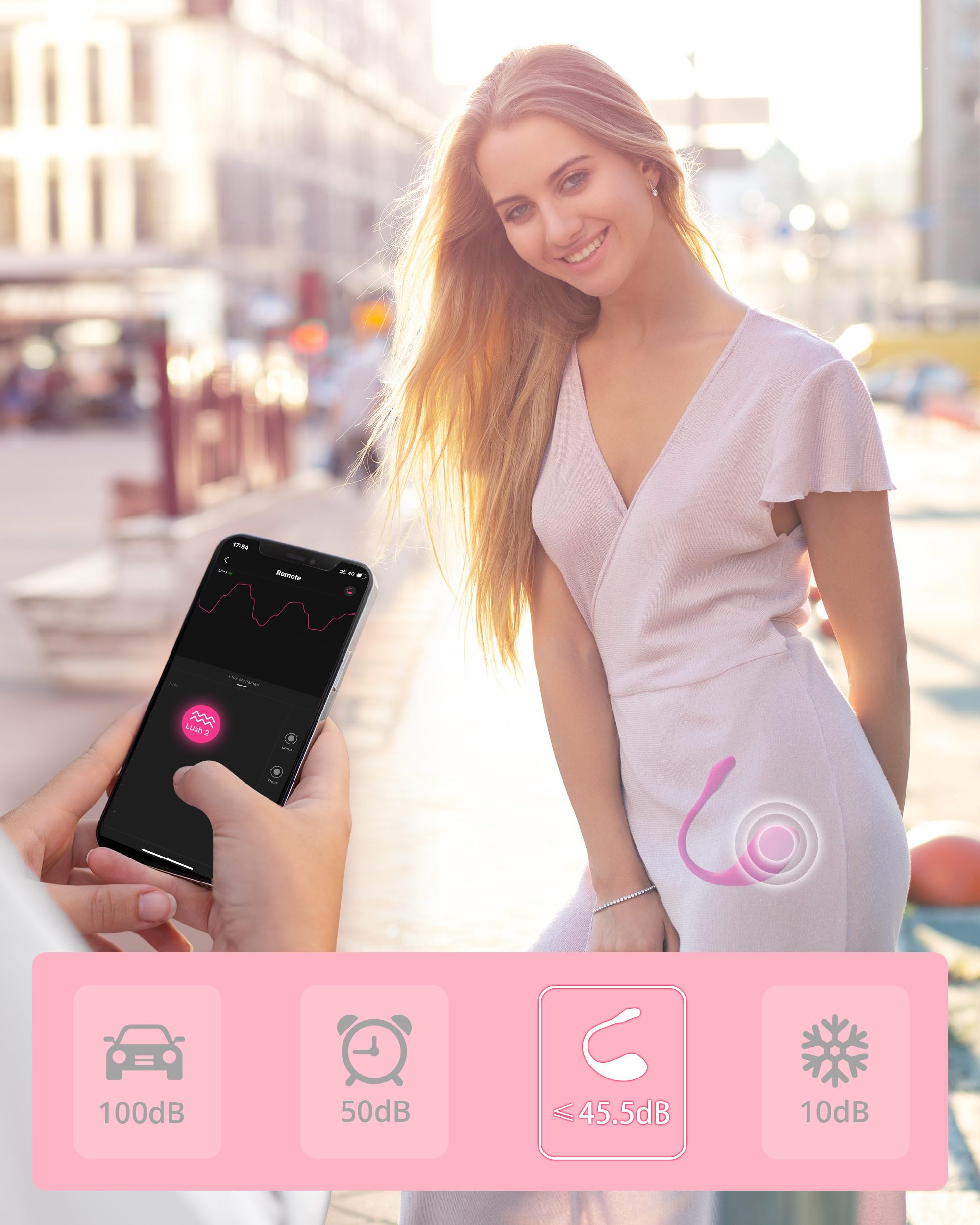 LOVENSE Lush 2 Remote Vibrator with App, Long Distance Remote Controlled G-spot Stimulator Egg Vibrators Bluetooth Adult Sex Toys & Games Powerful Vibrations for Women Couples Discreet Pleasure thumbnail 4