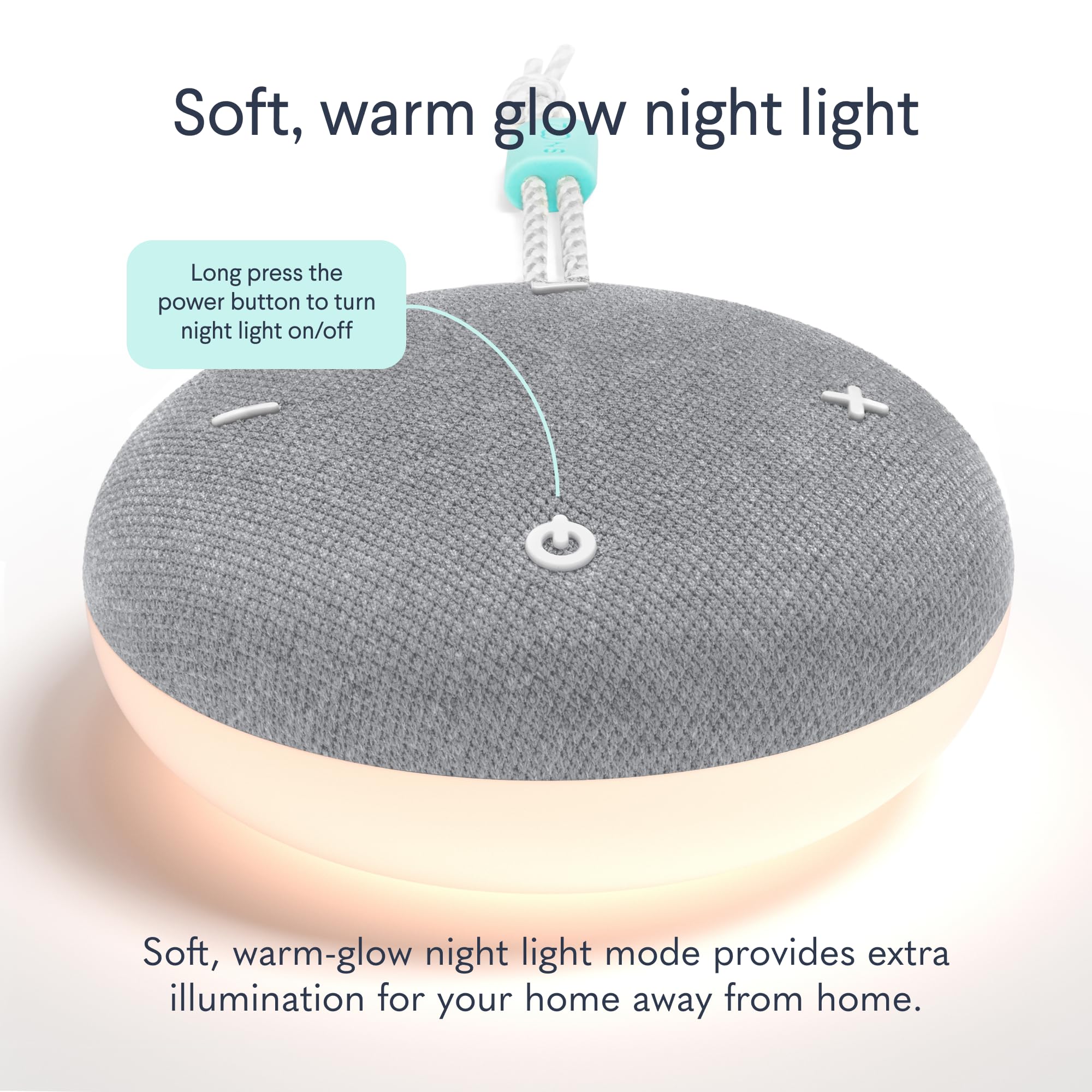 SNOOZ Go - Portable Travel Sound Machine, 6 Sounds, Fan, Pink & White Noise, Rechargeable Bluetooth Speaker, Sleep Aid for Adults, Kids, Office Privacy, Sleeping Essential for Gift Registry -: Charcoal