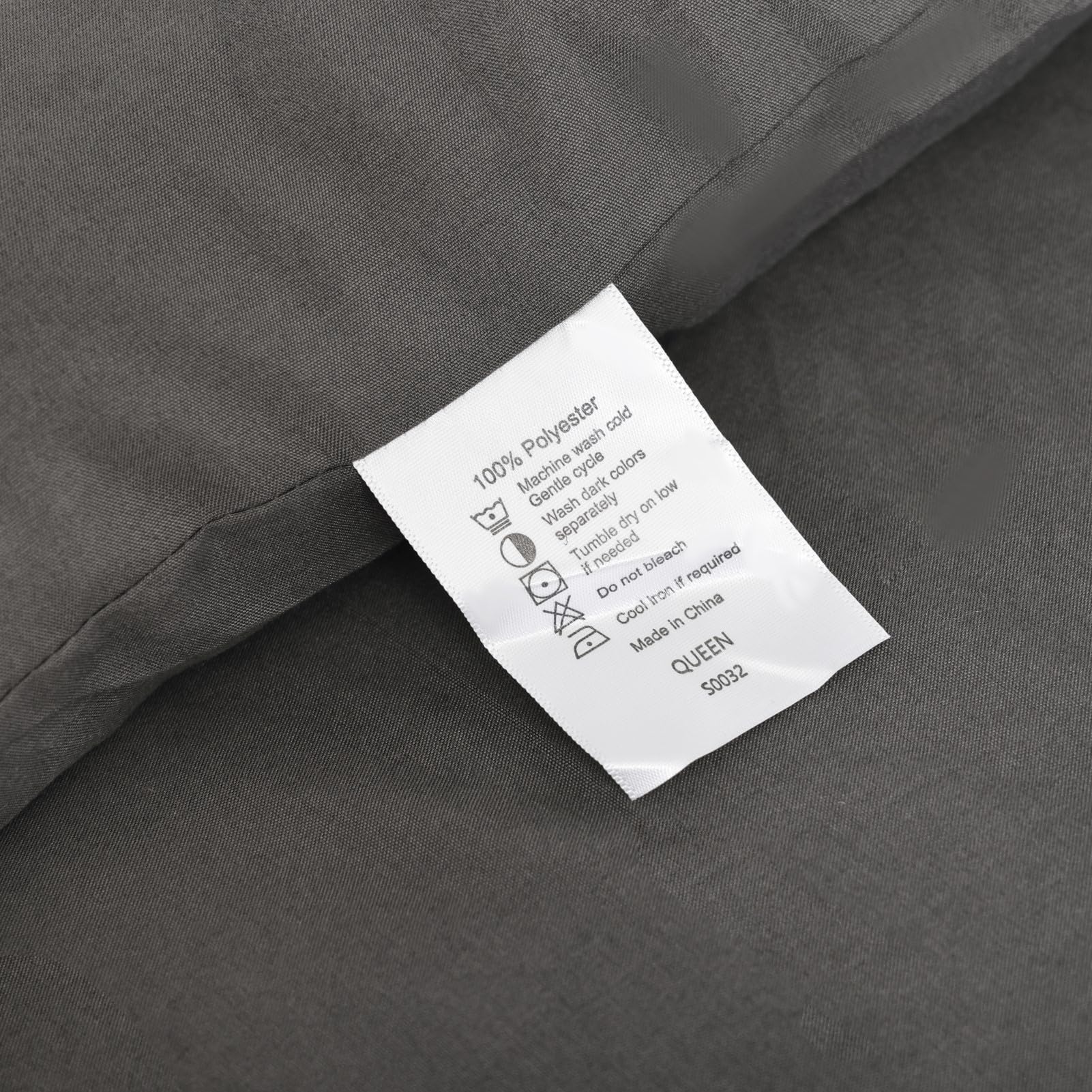 ROSGONIA Queen Comforter Set Oatmeal, 3pcs(1 Boho Oatmeal Comforter & 2 Pillowcases) All Season Soft Bedding Lightweight Bedspread Blanket Quilt: Queen Comforter 90"x90" Charcoal Gray