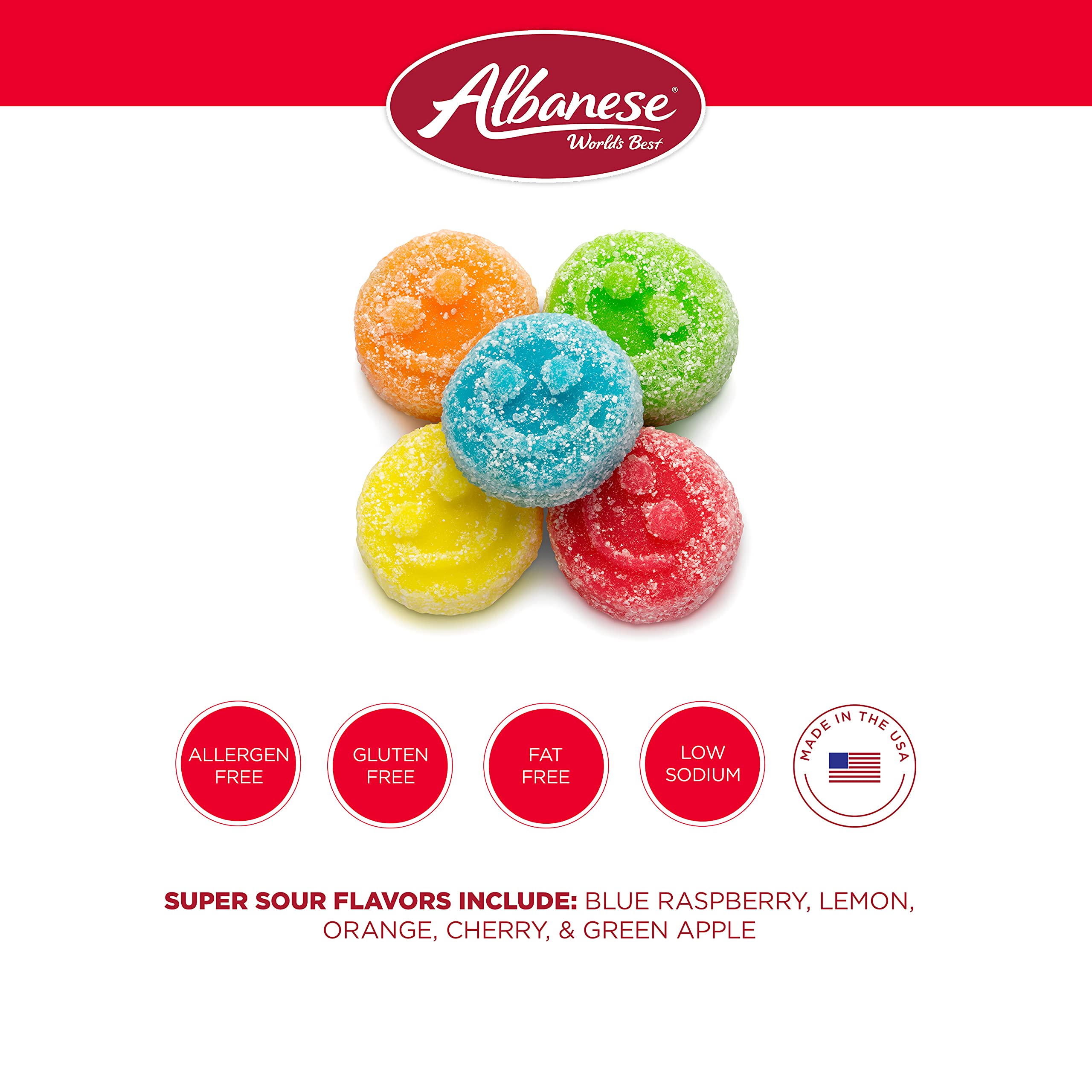 Albanese World's Best 5 Natural Flavor Gummi Bears, 5lbs of Candy - Image 6