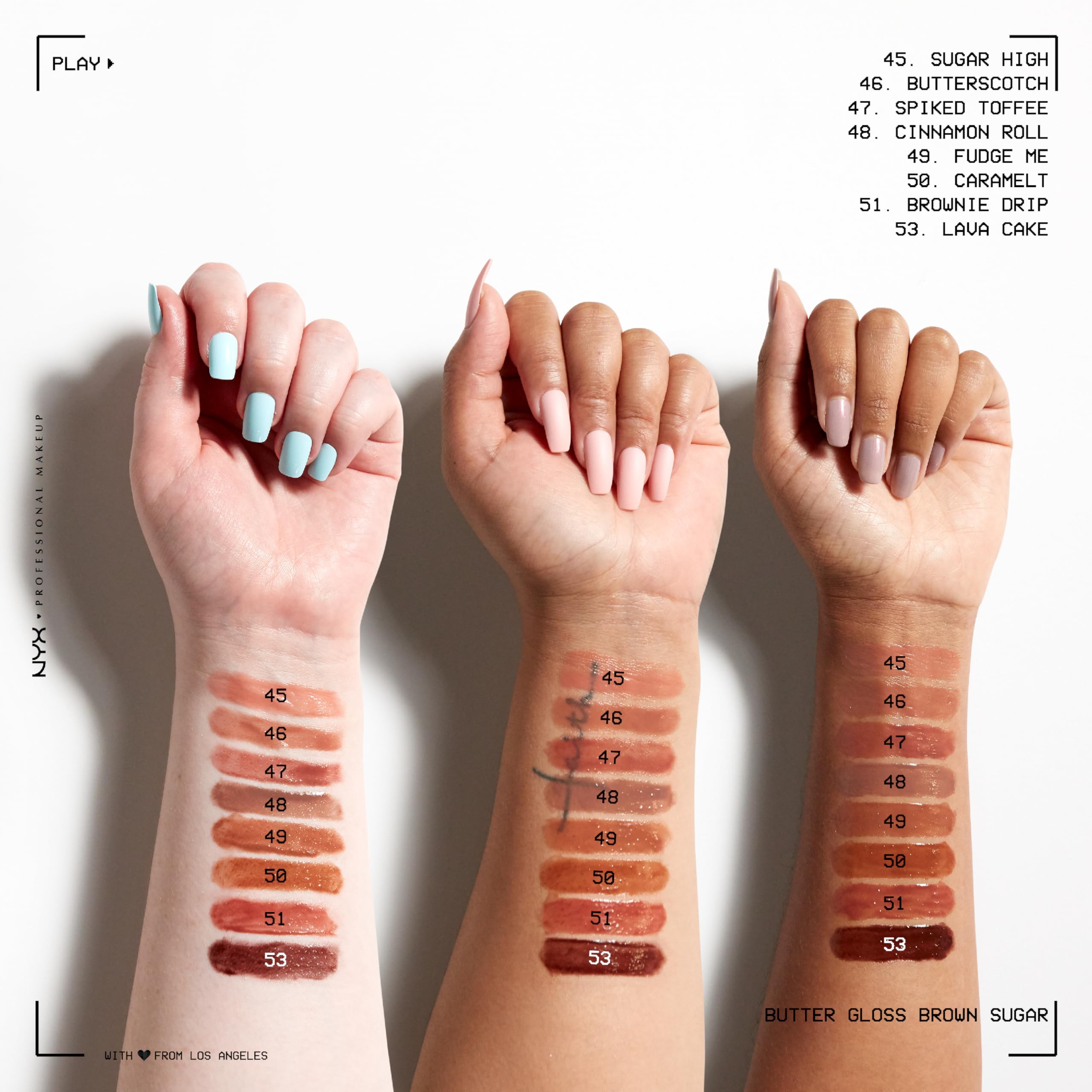 NYX PROFESSIONAL MAKEUP Butter Gloss, Non-Sticky Lip Gloss - Licorice (Black): 09 Vanilla Cream Pie 0.27 Fl Oz (Pack of 1)