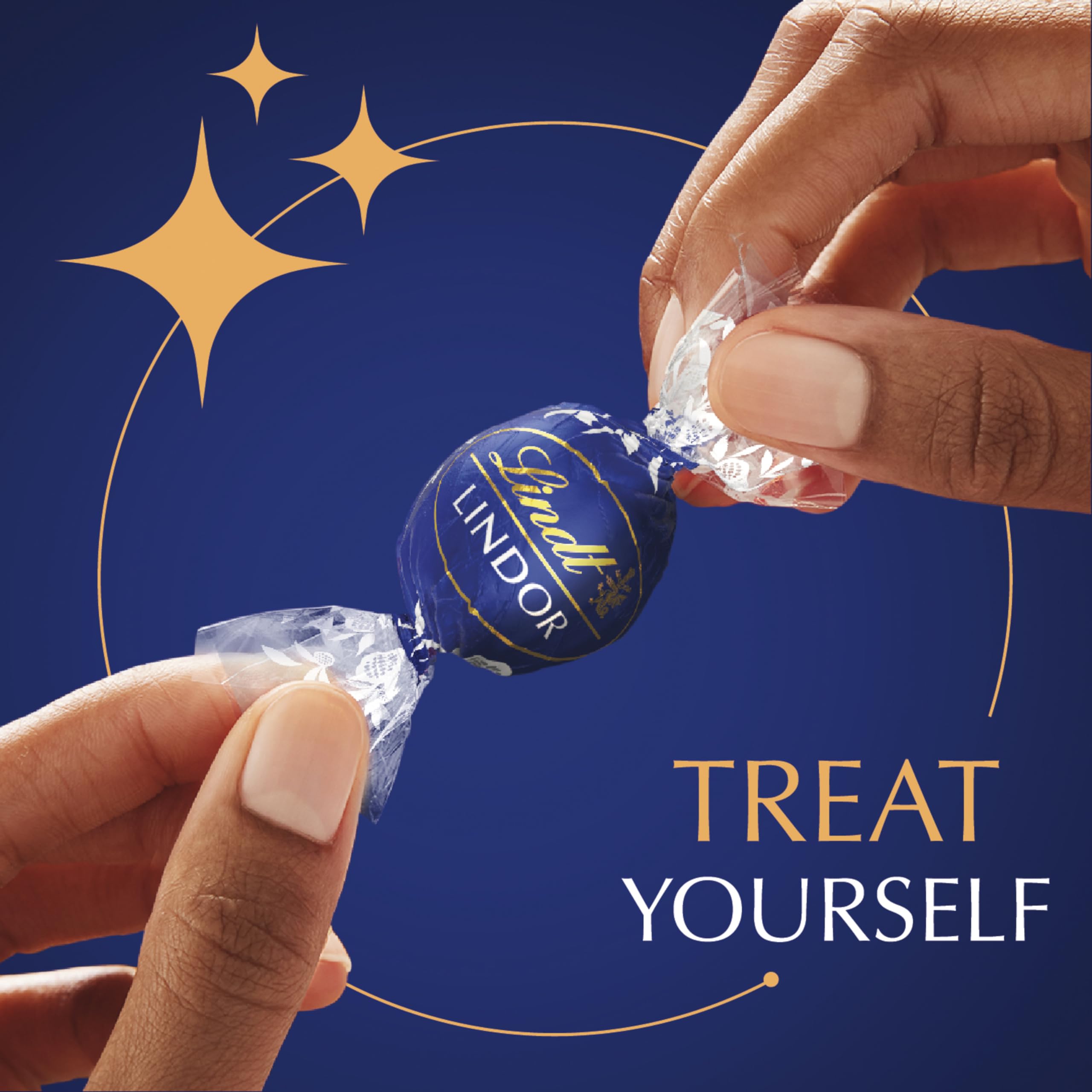 Lindt LINDOR OatMilk Dark Chocolate Candy Truffles, Non-Dairy Chocolate Truffles with Smooth, Melting Truffle Center, 5.1 oz.