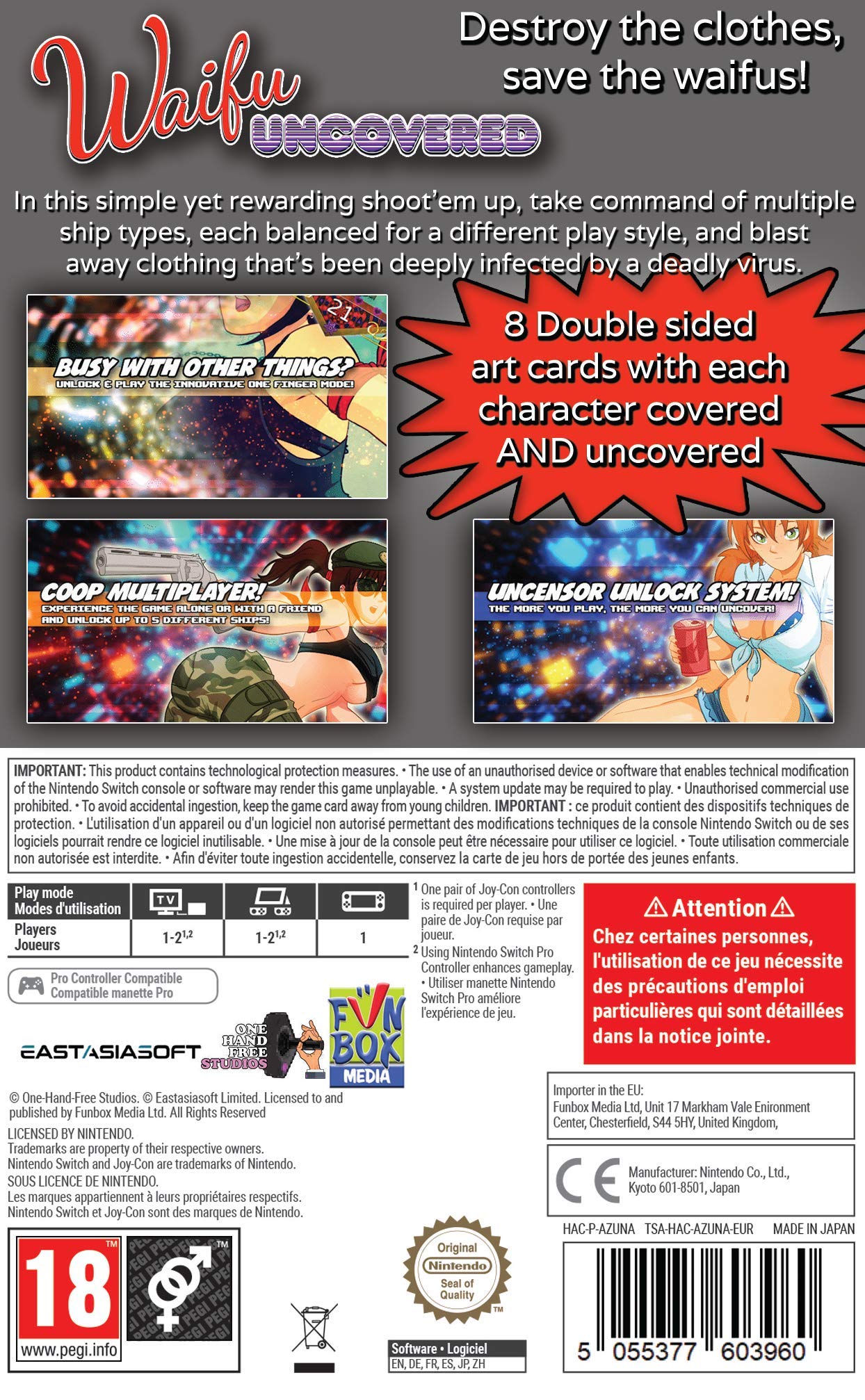 Waifu Uncovered (Nintendo Switch): Single