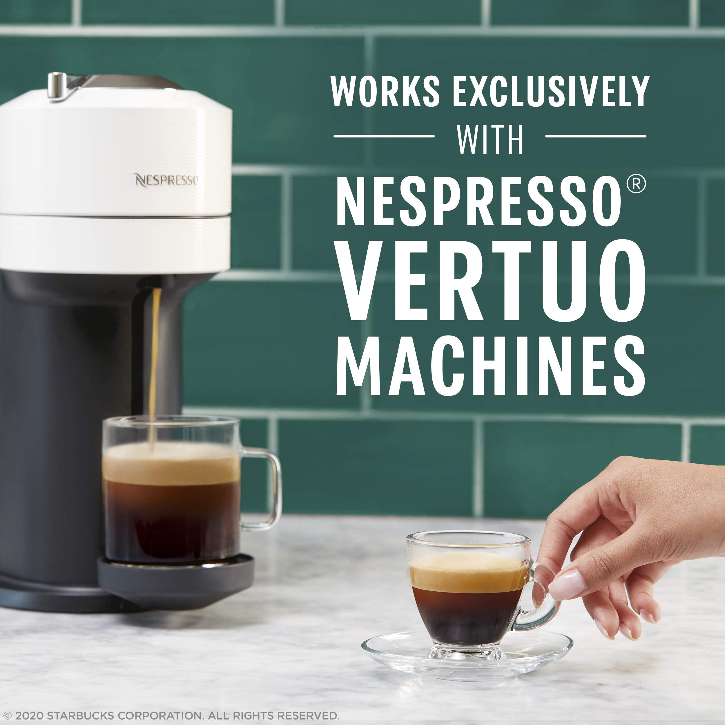 Starbucks by Nespresso Vertuo, Favorite Variety Pack Coffee & Espresso, 44-count Coffee and Espresso Pods, Brews 7.8 oz and 1.35 oz.: Starbucks by Nespresso Vertuo, Favorite Variety Pack Coffee & Espresso, 44-count Coffee and Espresso Pods, Brews 7.8 oz and 1.35 oz.