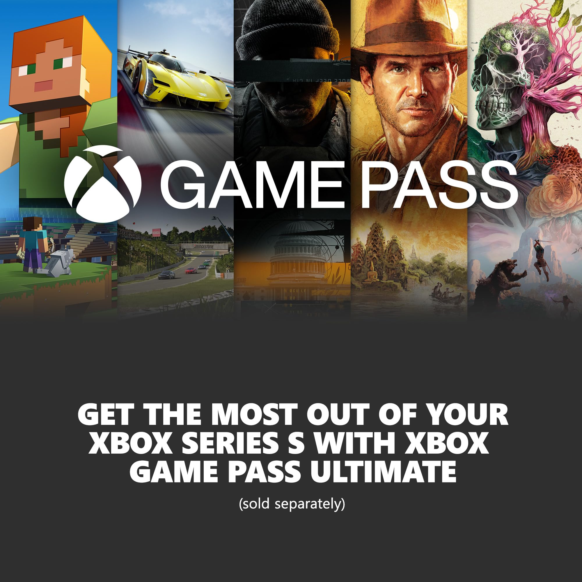 Microsoft Xbox Series S 512GB SSD Console - Includes Xbox Wireless Controller - Up to 120 frames per second - 10GB RAM 512GB SSD - Experience high dynamic range - Xbox Velocity Architecture: 2023 Packaging