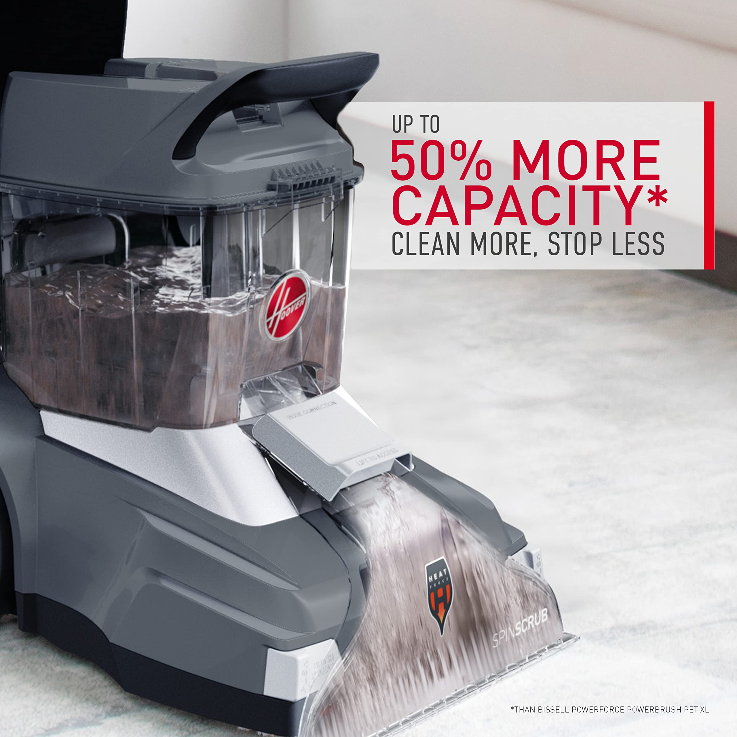 Hoover  Carpet Cleaner Machine for Carpet and Upholstery, Deep Cleaning Carpet Shampooer Machine with Multi-Purpose Tools, Pair Carpet Cleaner Solution thumbnail 2