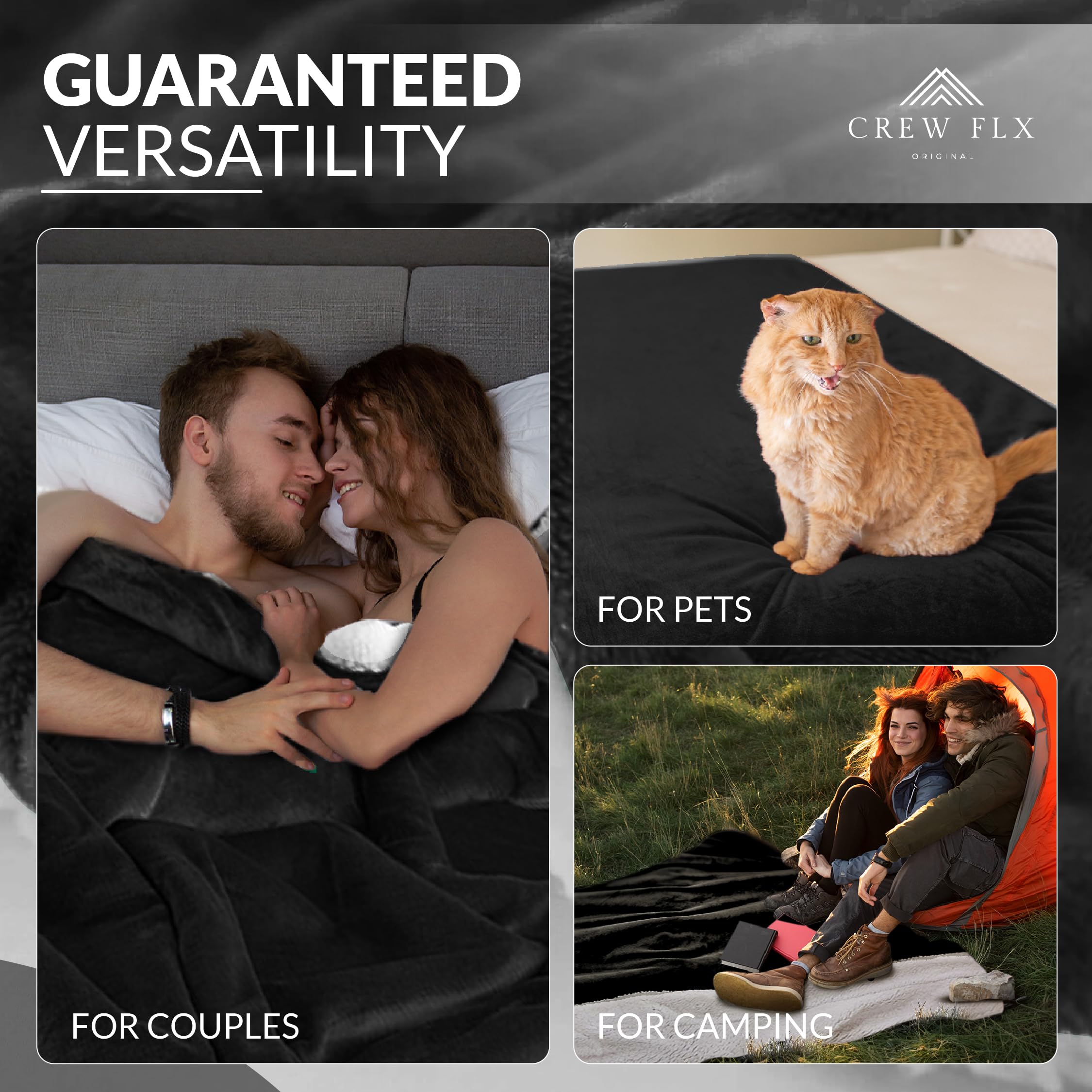Waterproof Blanket for Bed Intimacy, 3 Layer Lightweight and Stain Proof Couples Blanket Water proof & Dogs, Love Blankets Waterproof - Sherpa Cover with Carry Bag, Machine Washable (, 80x60) - Image 5