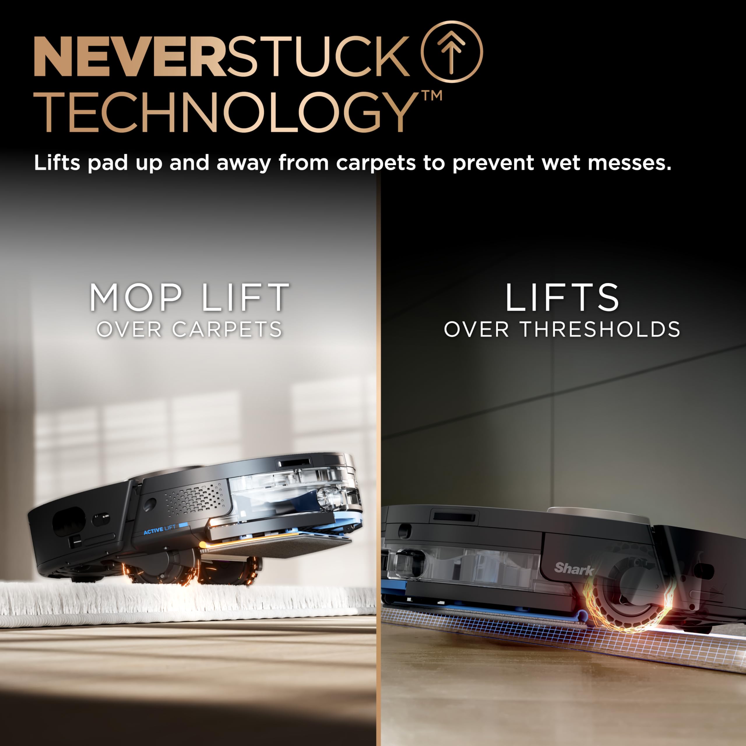 Shark Robot Vacuum & Mop Combo, PowerDetect NeverTouch Pro,Self-Emptying,Self-Refill with Self-Clean Pad Wash & Dry, 60-Day Debris Capacity,30-Day Refill Tank, 5PowerDetect Technologies,White,AV2800ZE: Shark Robot Vacuum & Mop Combo, PowerDetect NeverTouch Pro, Self-Emptying, Self-Refill with Self-Clean Pad Wash & Dry, 60-Day Debris Capacity, 30-Day Refill Tank, 5 PowerDetect Technologies, RV2820ZE