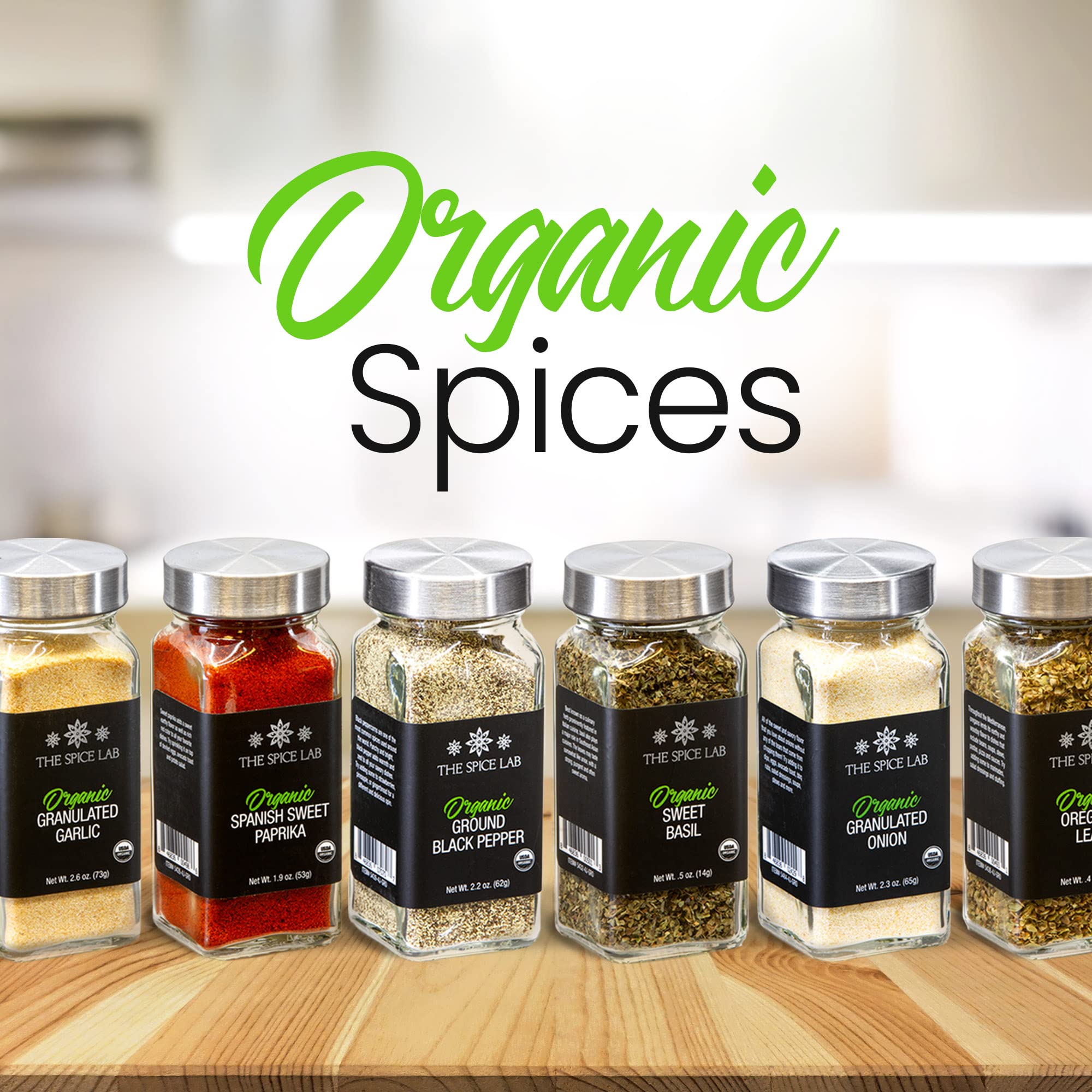 The Spice Lab Complete Spices and Seasonings Set (30 Pack): 1.9 Ounce (Pack of 18)