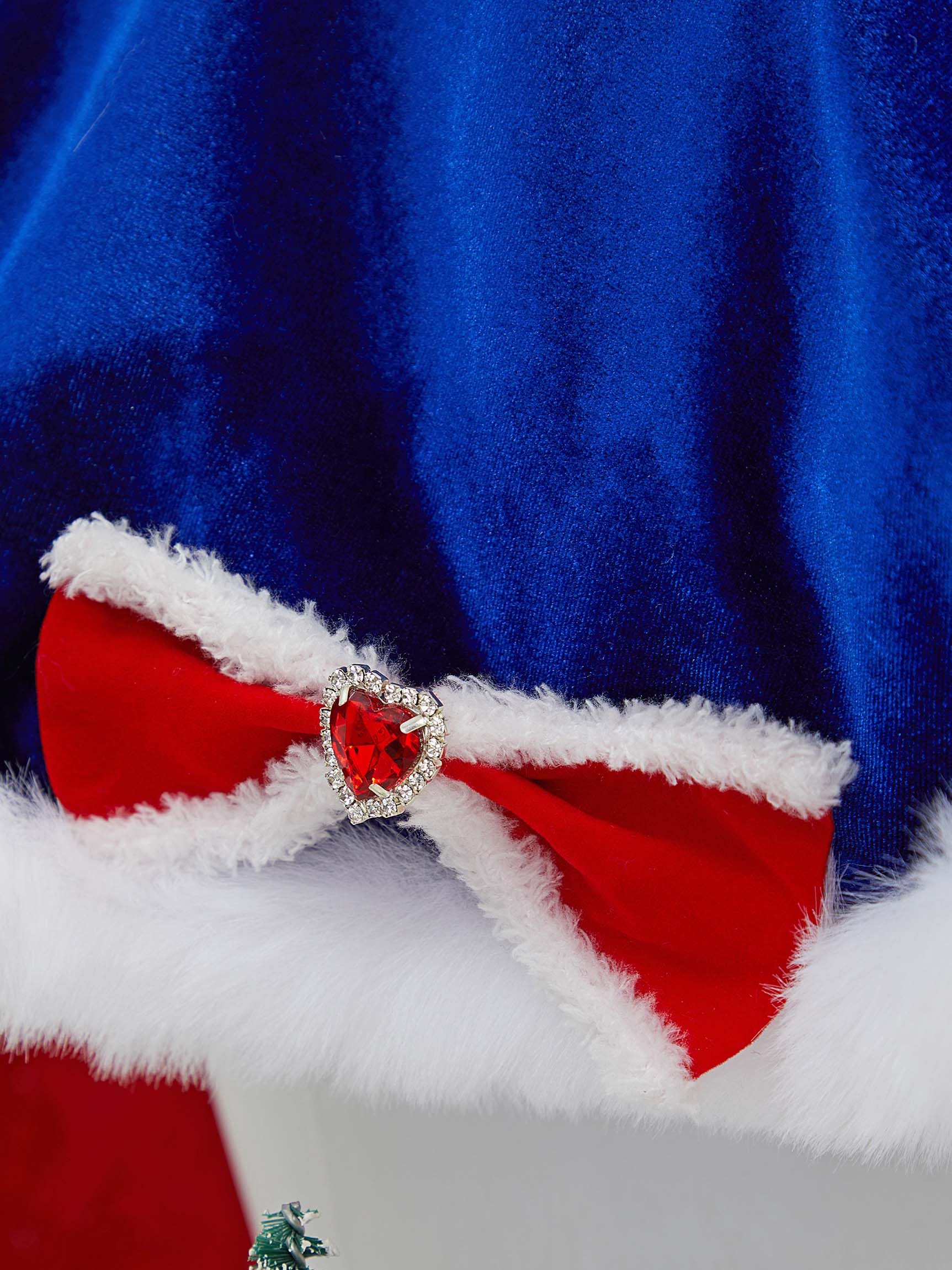Mobbunny Women Anime Cosplay Costume Blue School Fluffy Dress Valentine's Day JK Uniform Outfit with Cape: Large
