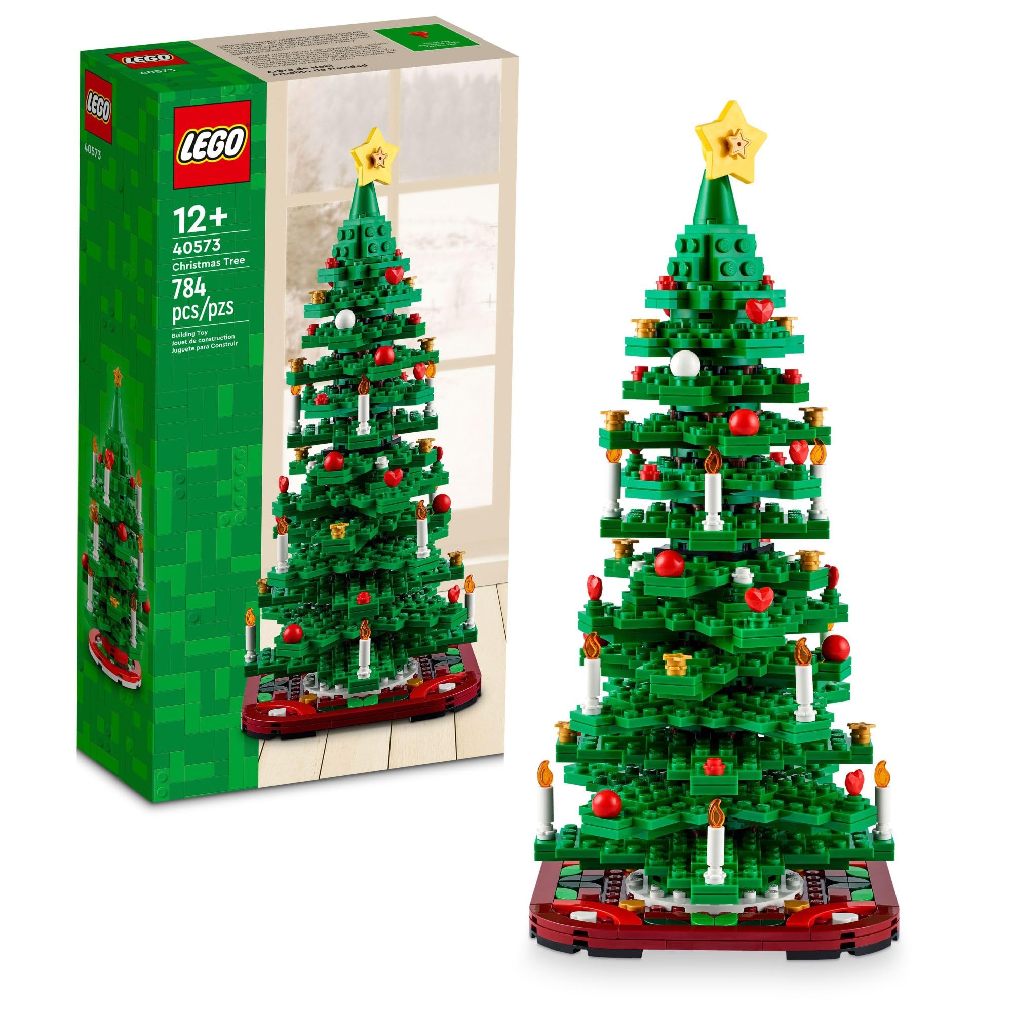 LEGO Christmas Tree - Building Toys for Kids, Boys & Girls, Ages 12+ - Mini Christmas Tree Decorations for Tabletop & Home - Gifts for Boys & Girls - 40573: LEGO Christmas Tree - Building Toys for Kids, Boys & Girls, Ages 12+ - Mini Christmas Tree Decorations for Tabletop & Home - Gifts for Boys & Girls - 40573