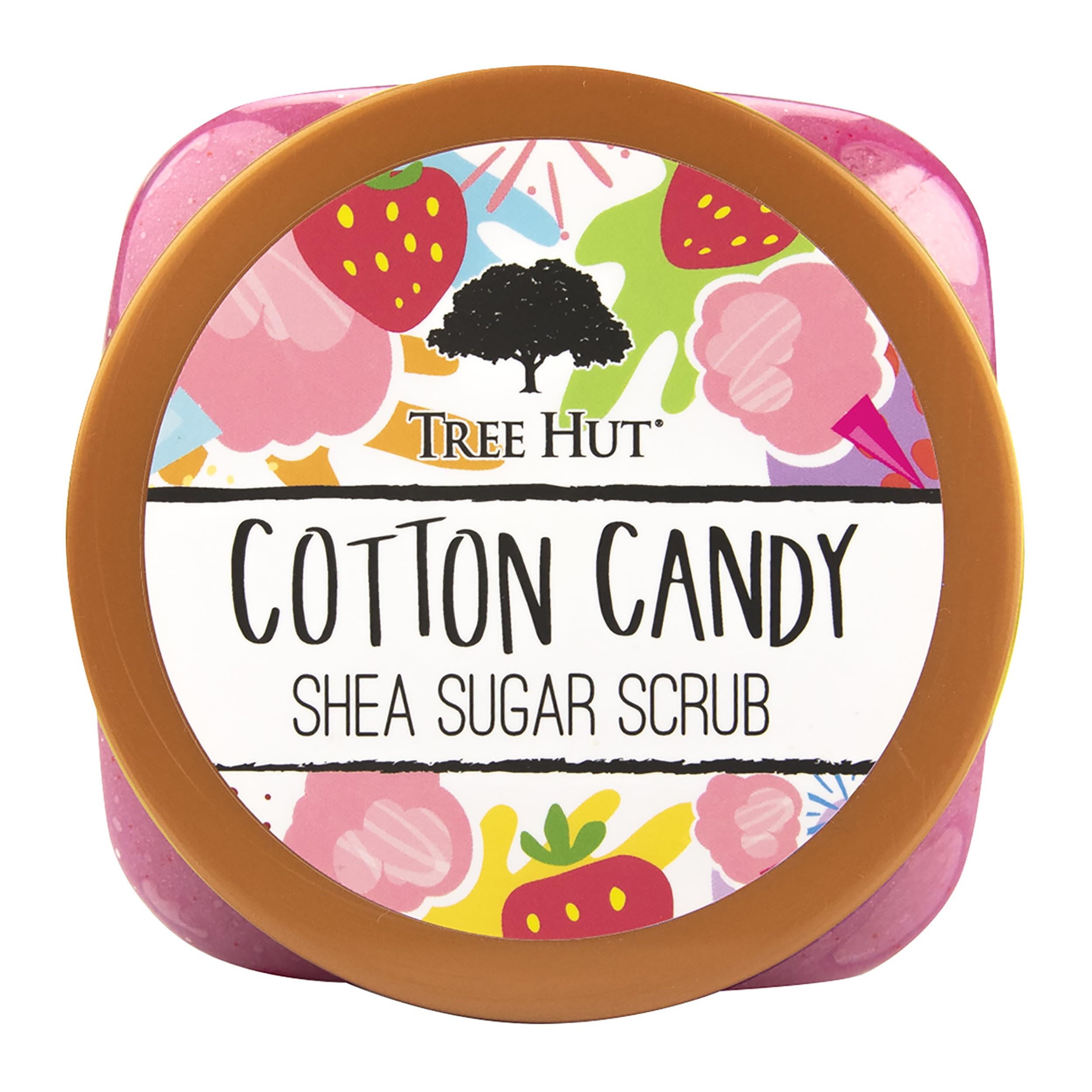 Tree Hut  Shea Sugar Scrub | Exfoliating Body Scrub Removes Dead, Dry Skin for a Soft & Hydrated Feel | Nourishing Essential Body Care | 18 fl oz.: Cotton Candy