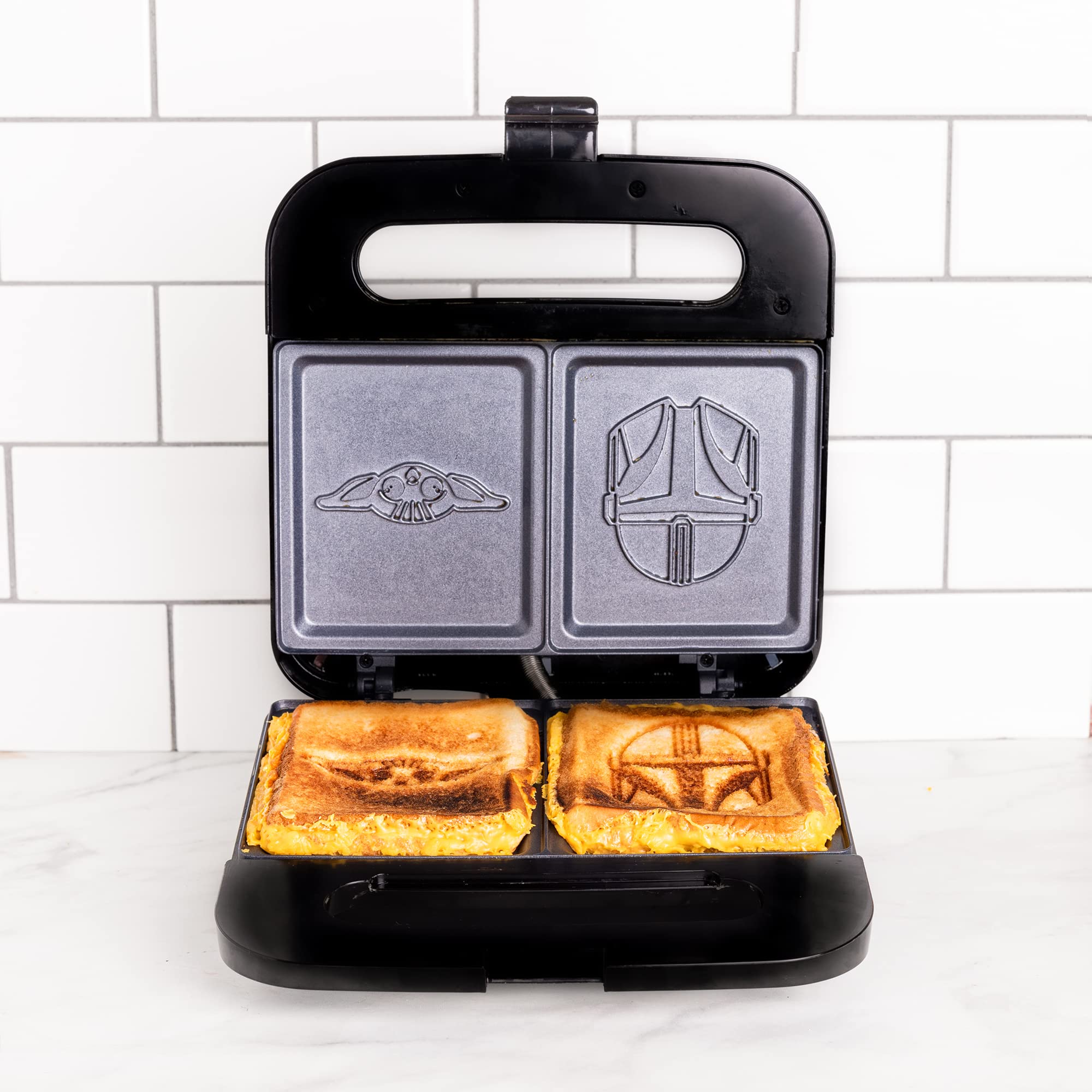 The Mandalorian Grilled Cheese Maker- Panini Press and Compact Indoor Grill