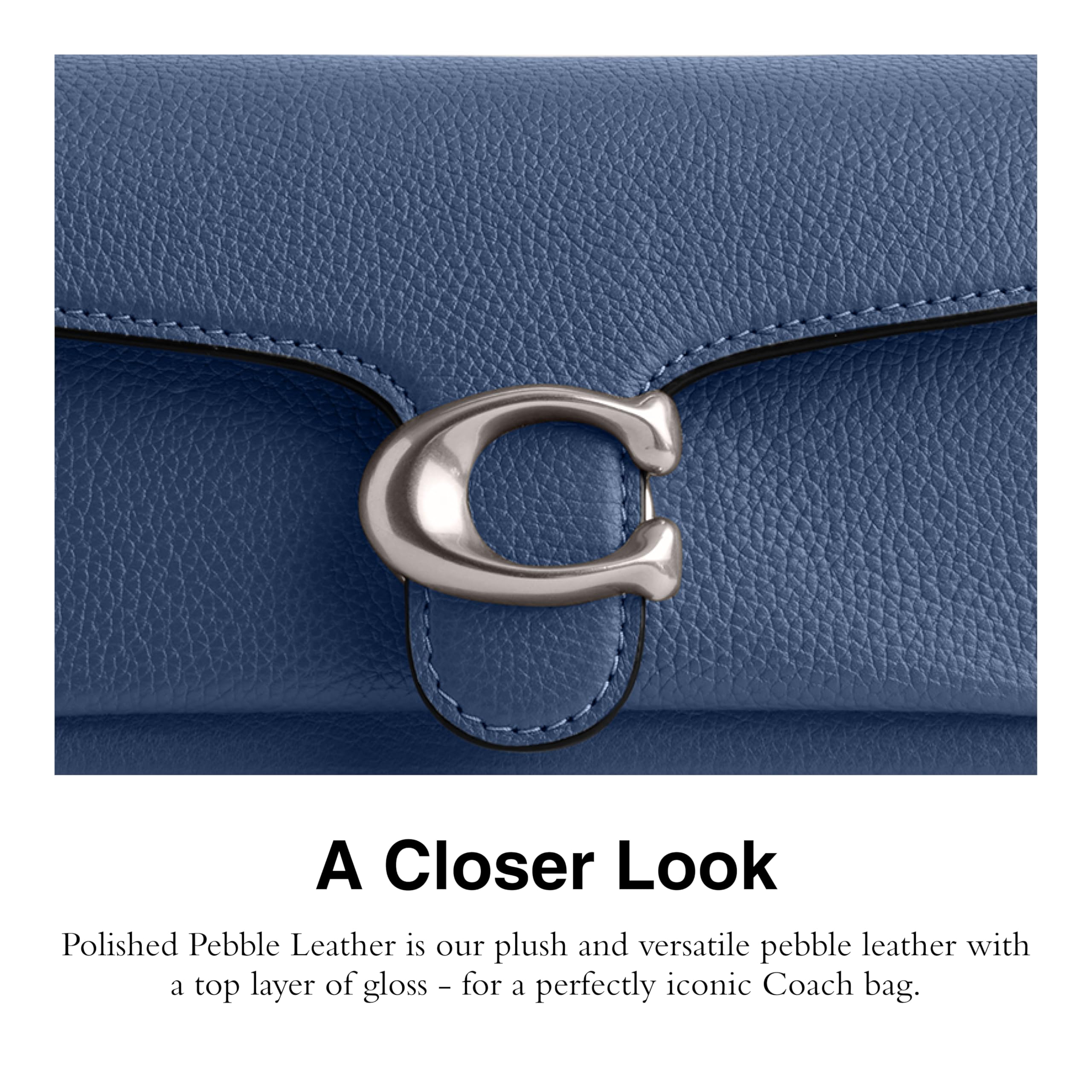 Coach Tabby Shoulder Bag 20: One Size Sky Blue