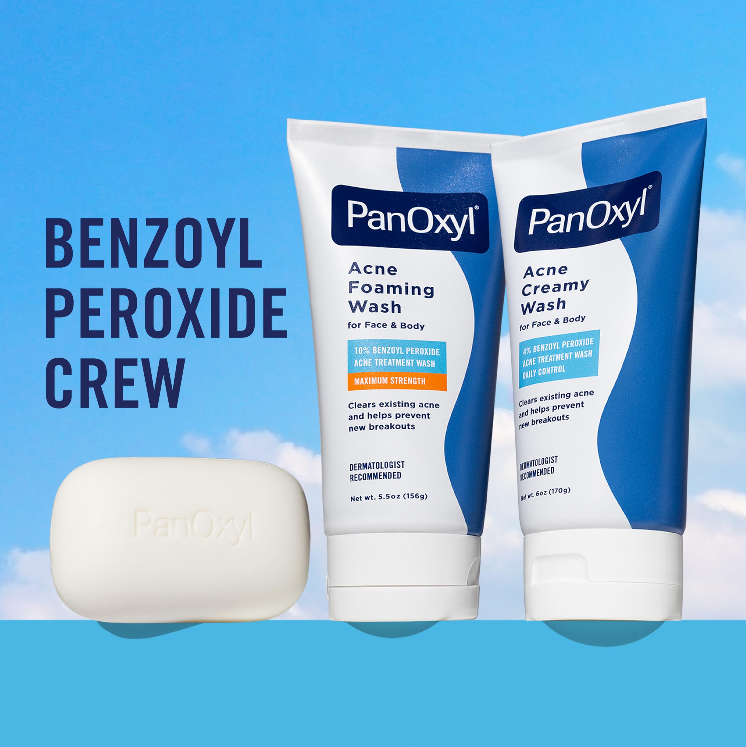 PanOxyl Antimicrobial Hydrating Acne Creamy Wash, 4% Benzoyl Peroxide, 6 Ounce: 6 Ounce (Pack of 1)