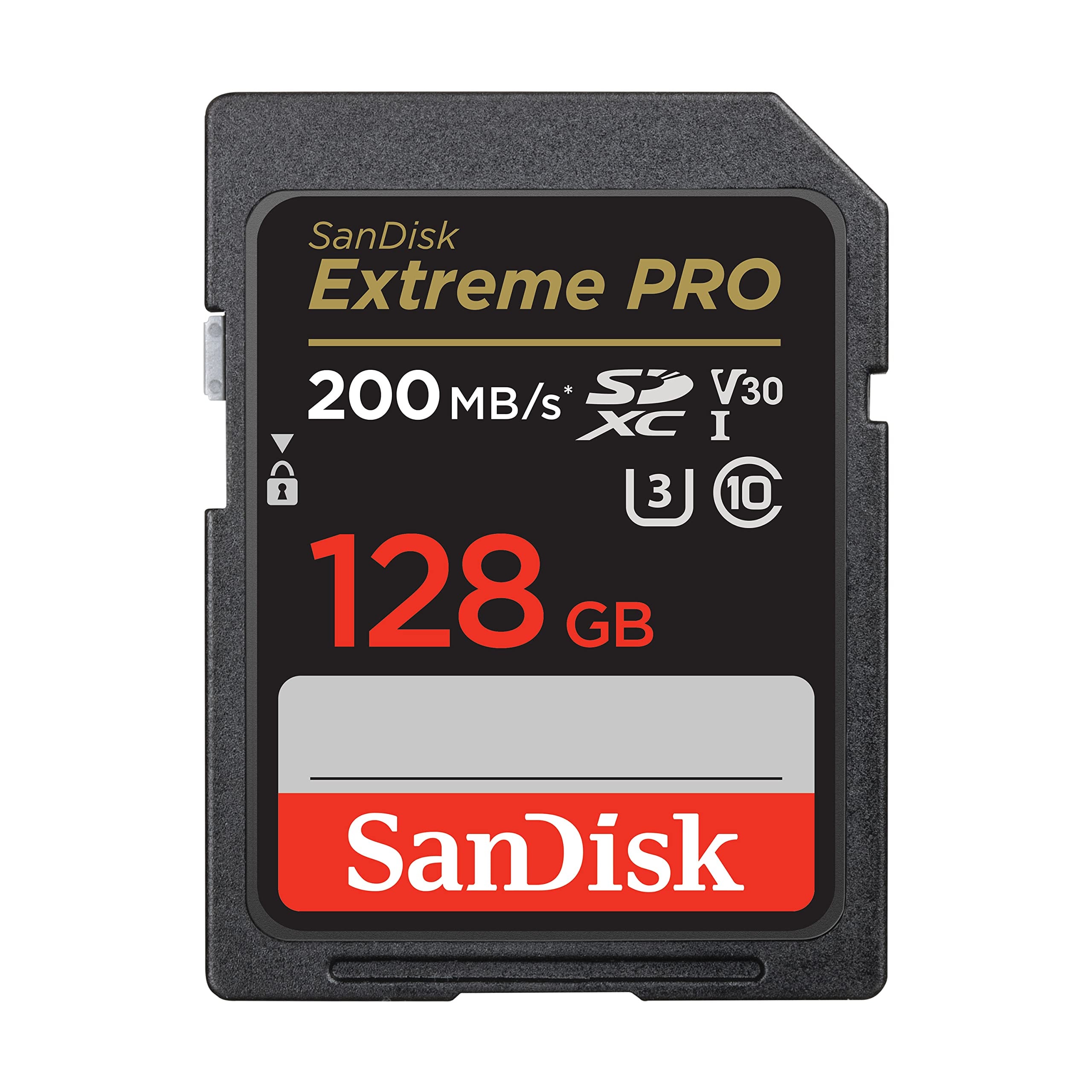 SanDisk  Extreme PRO SDXC UHS-I Memory Card - C10, U3, V30, 4K UHD, SD Card - SDSDXXD-128G-GN4IN - Image 1