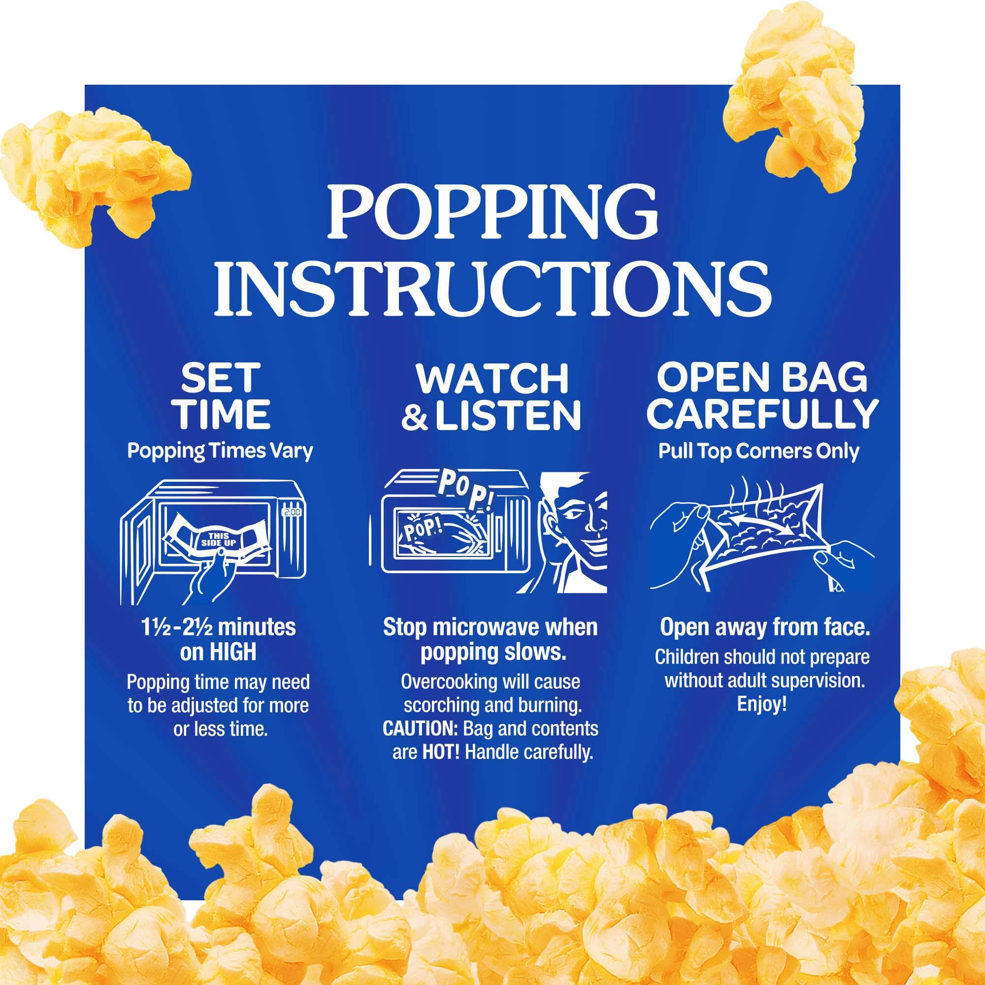 ACT II Butter Lovers Microwave Popcorn, 3-Count 2.75-oz. Bags: Butter 2.75 Ounce (Pack of 36)