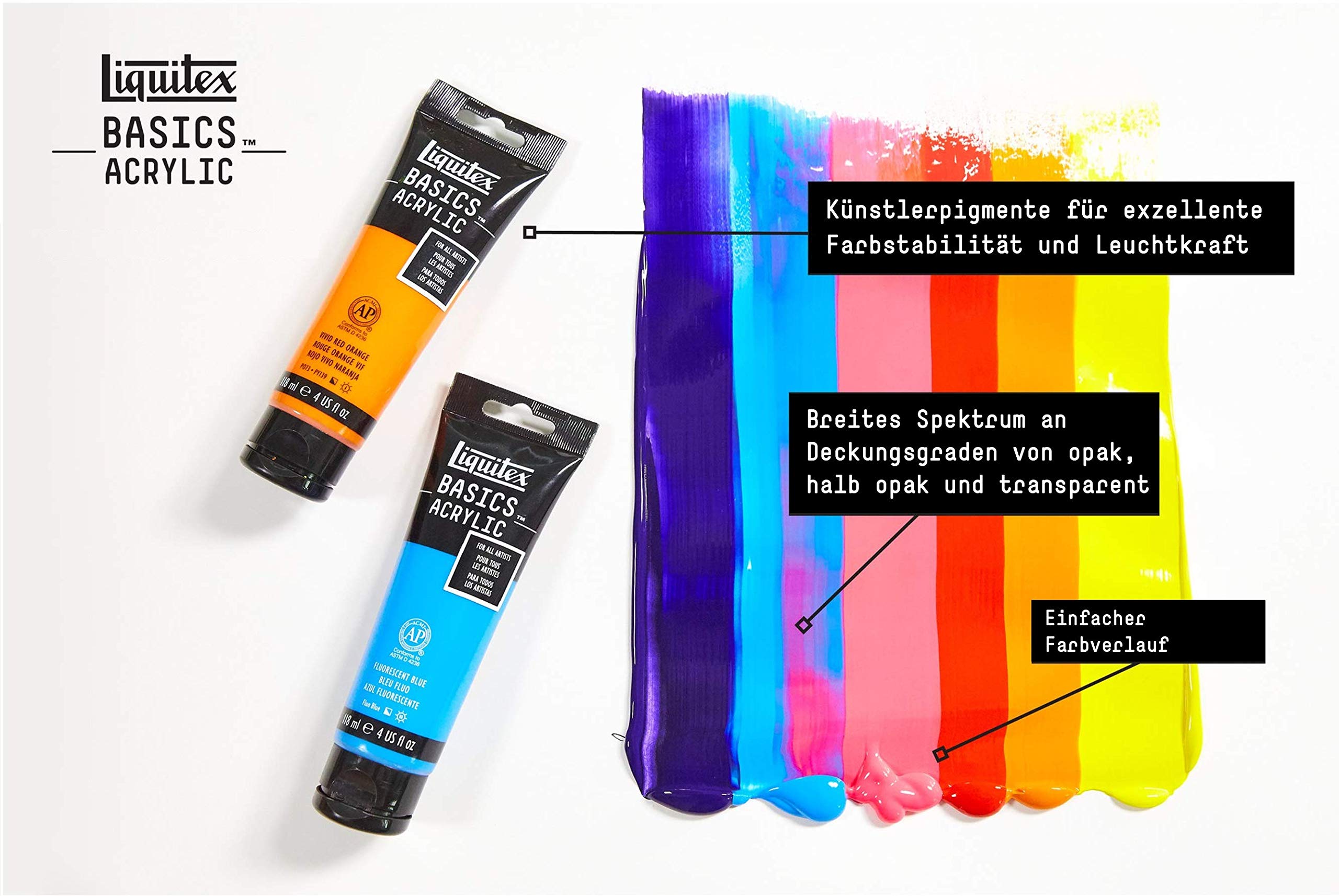 Liquitex BASICS Acrylic Paint, 118ml (4-oz) Tube, Parchment: Parchment 4 Fl Oz (Pack of 1)
