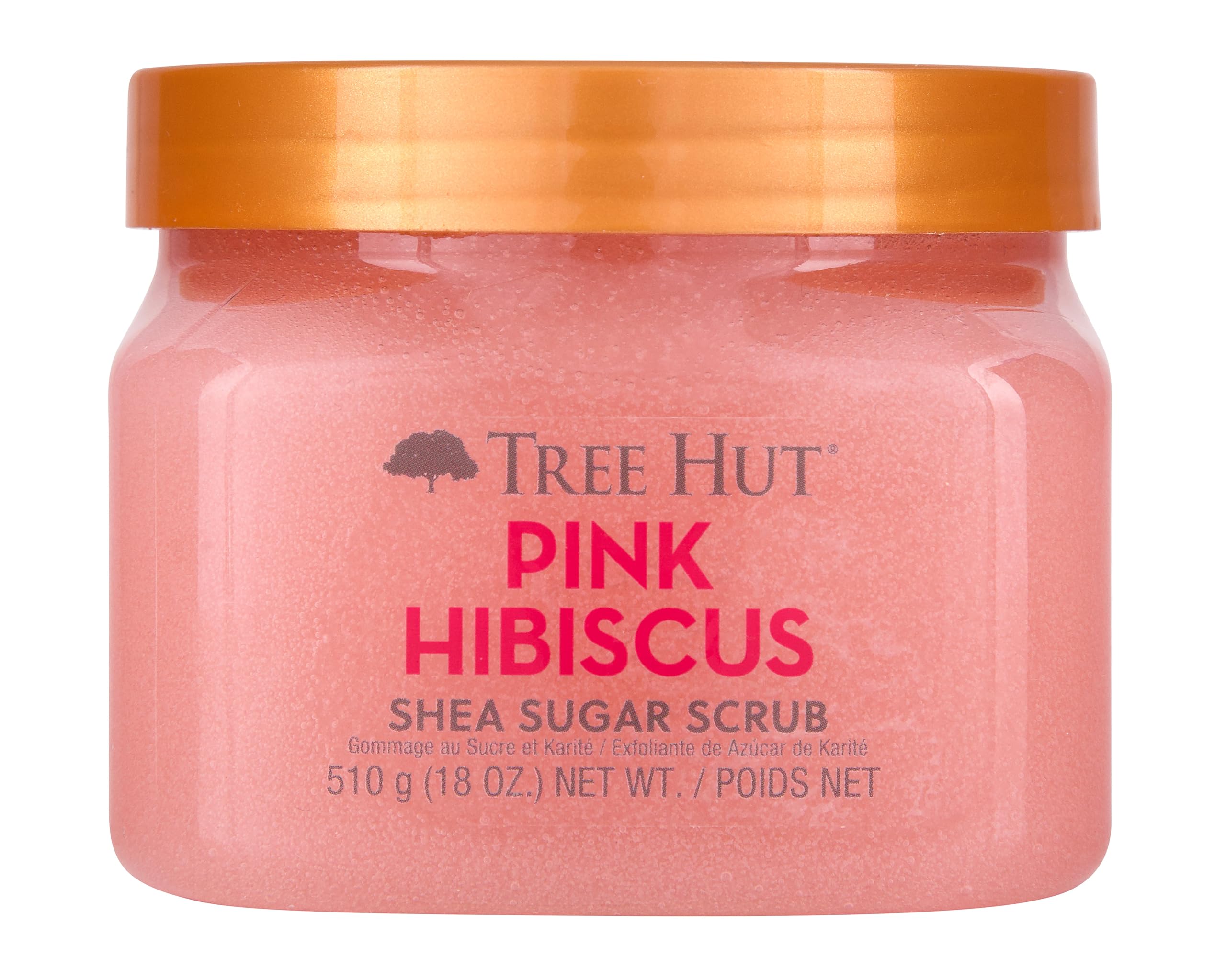 Tree Hut  Shea Sugar Scrub | Exfoliating Body Scrub Removes Dead, Dry Skin for a Soft & Hydrated Feel | Nourishing Essential Body Care | 18 fl oz.: Pink Hibiscus
