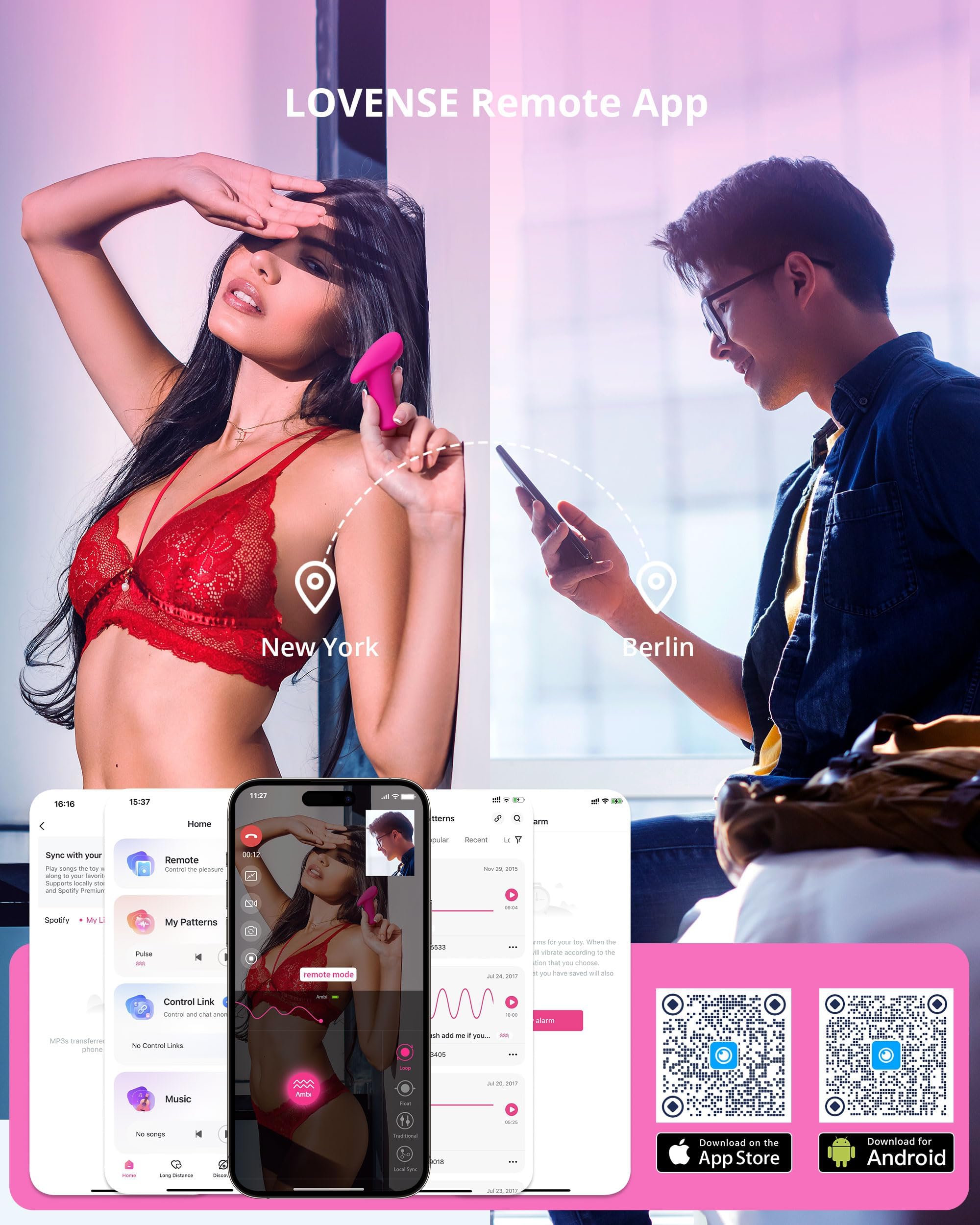 LOVENSE Ambi Mini Bullet Vibrator, Small and Discreet Powerful Stimulator with Long Distance Bluetooth Wireless Control, Hammer Shape to Pinpoint Stimulate: LOVENSE Ambi Mini Bullet Vibrator, Small and Discreet Powerful Stimulator with Long Distance Bluetooth Wireless Control, Hammer Shape to Pinpoint Stimulate