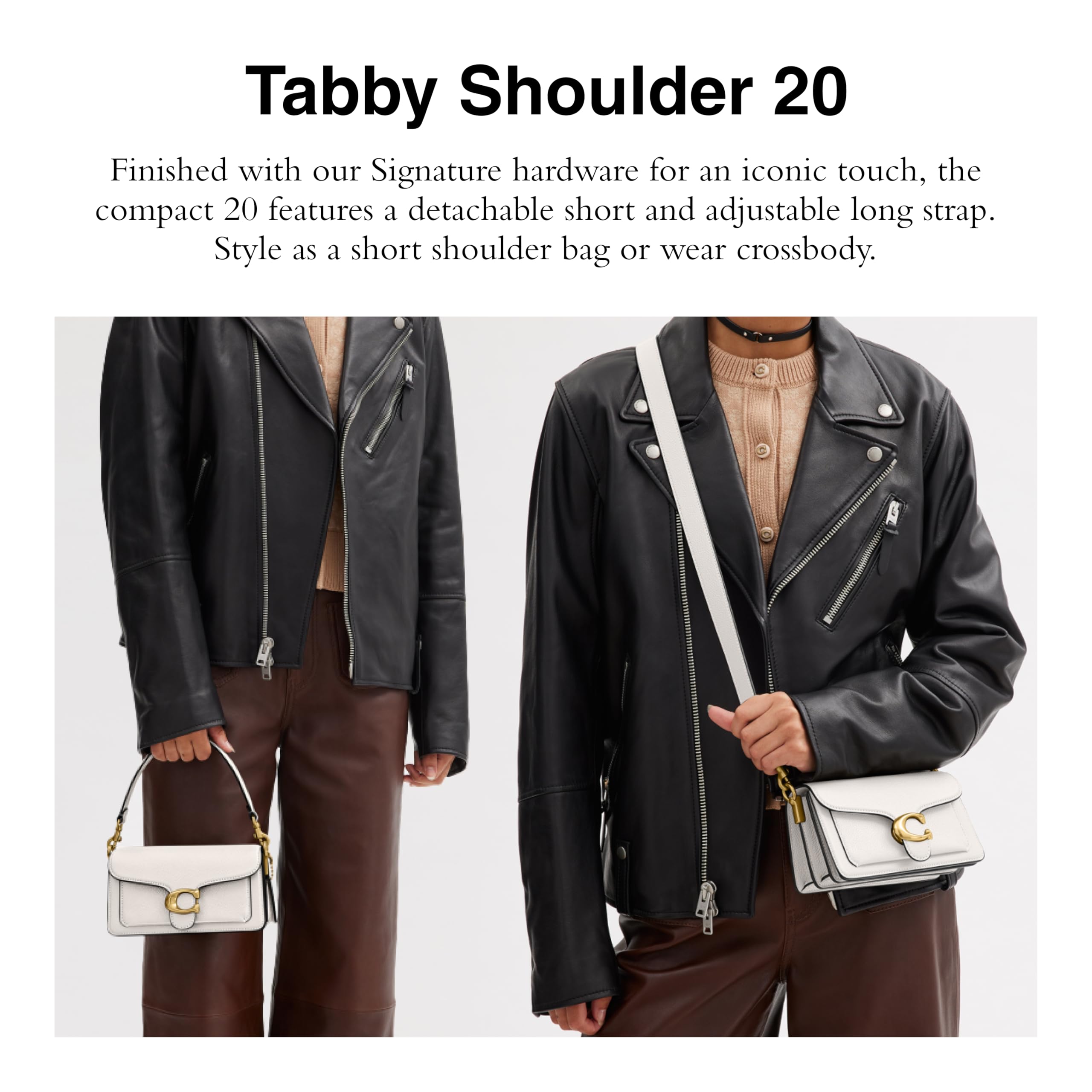 Coach Tabby Shoulder Bag 20: One Size Chalk