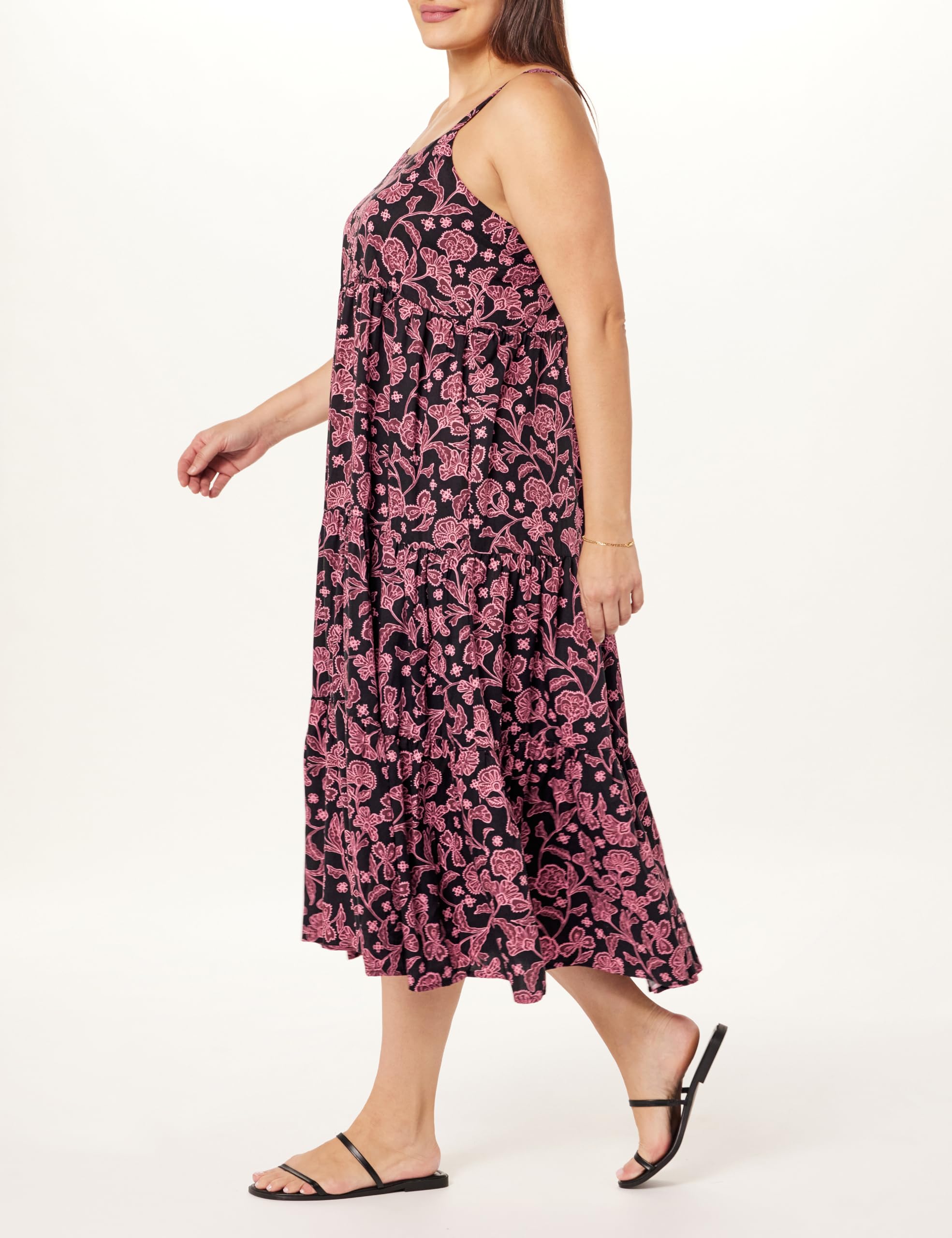 The Drop Women's Britt Tiered Maxi Tent Dress