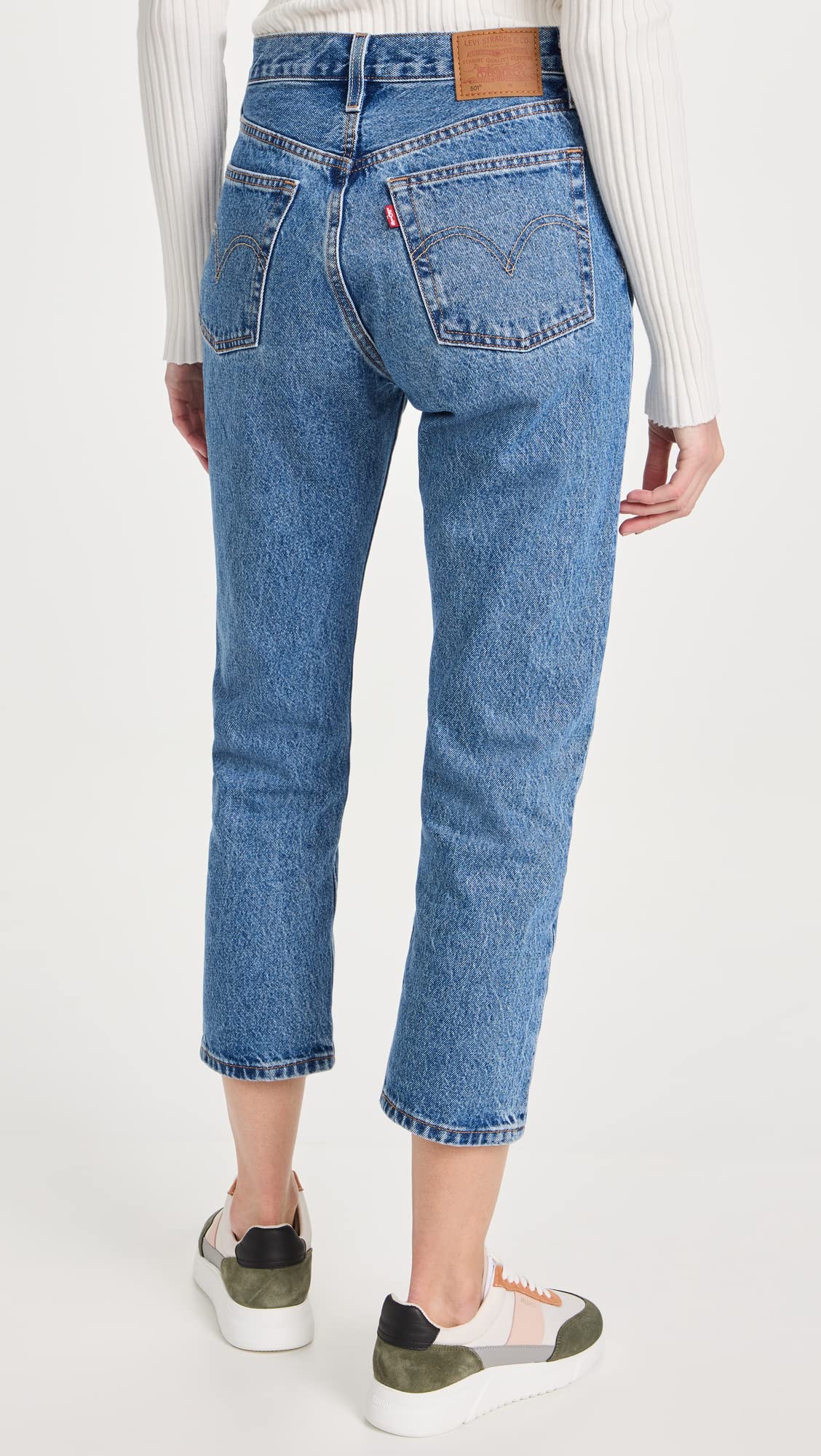 Levi's Women's Premium 501 Crop Jeans thumbnail 3