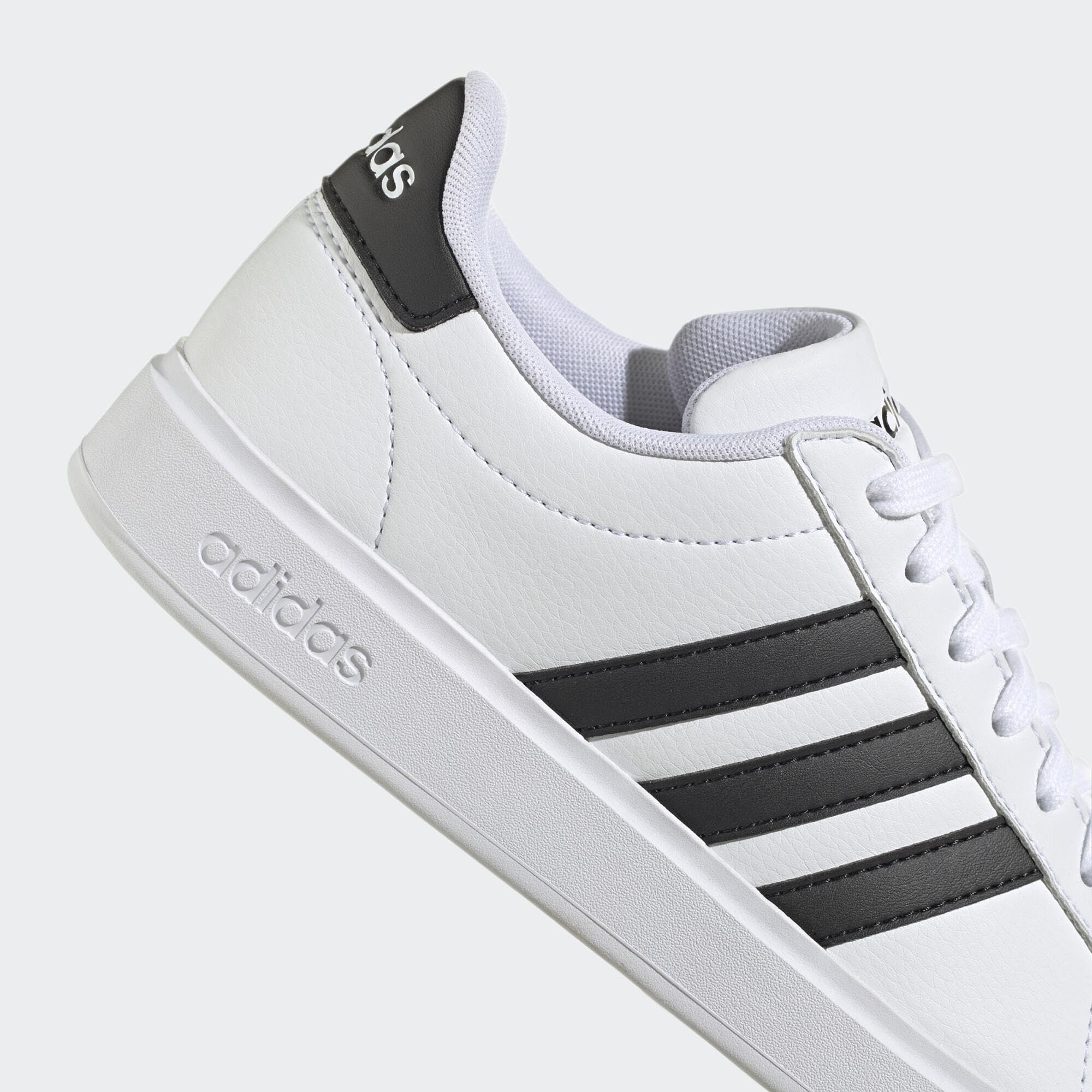 adidas Women’s Grand Court 2.0 Tennis Shoe: 7.5 Black