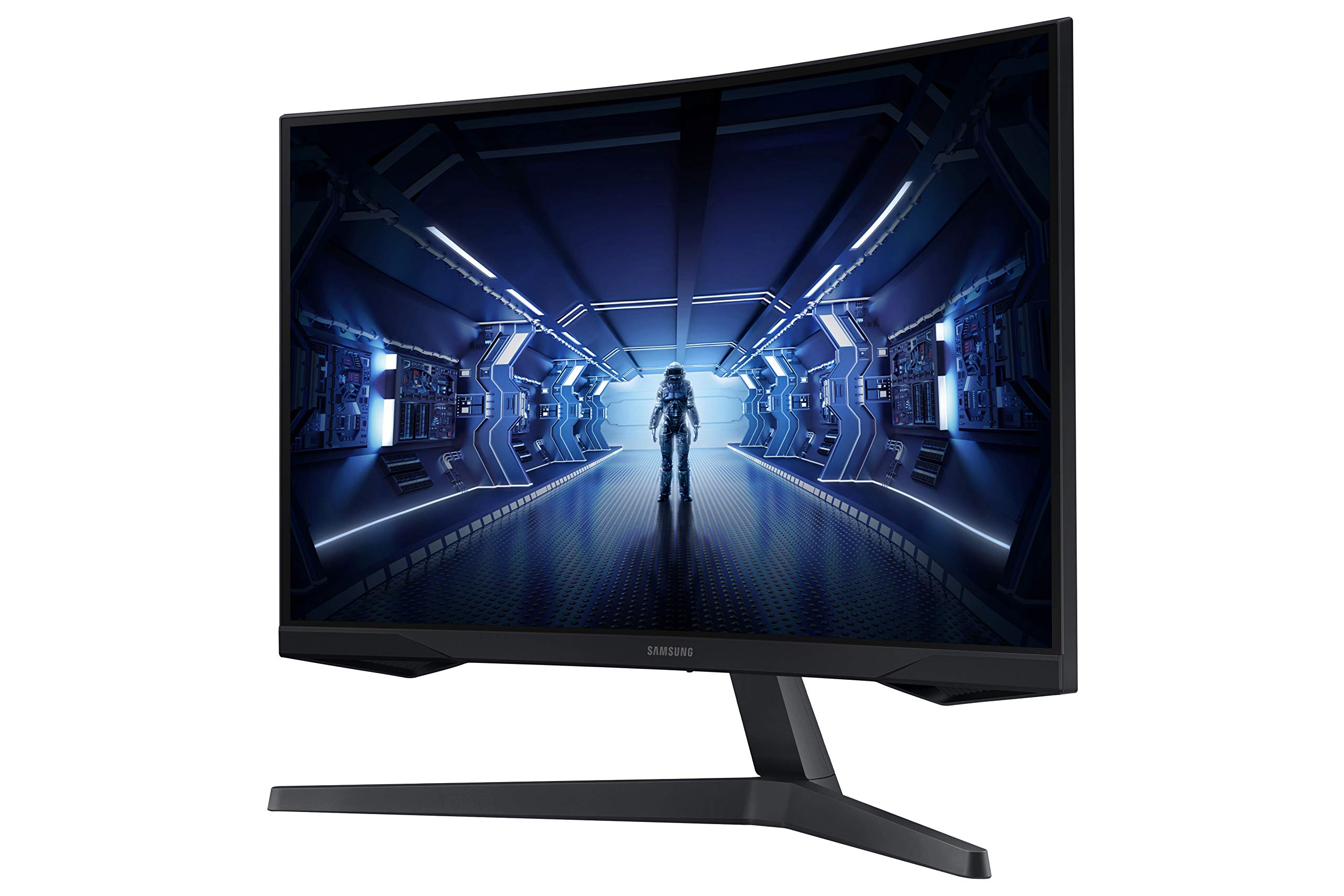 Samsung Odyssey G5 34' Ultra-Wide Gaming Monitor LC34G55TWWNXZA 1000R Curved Screen, 165Hz, 1ms, FreeSync Premium, Large Display, Eye Comfort, Multiple Ports, WQHD, 2020, Black: 34-inch Curved WQHD Resolution