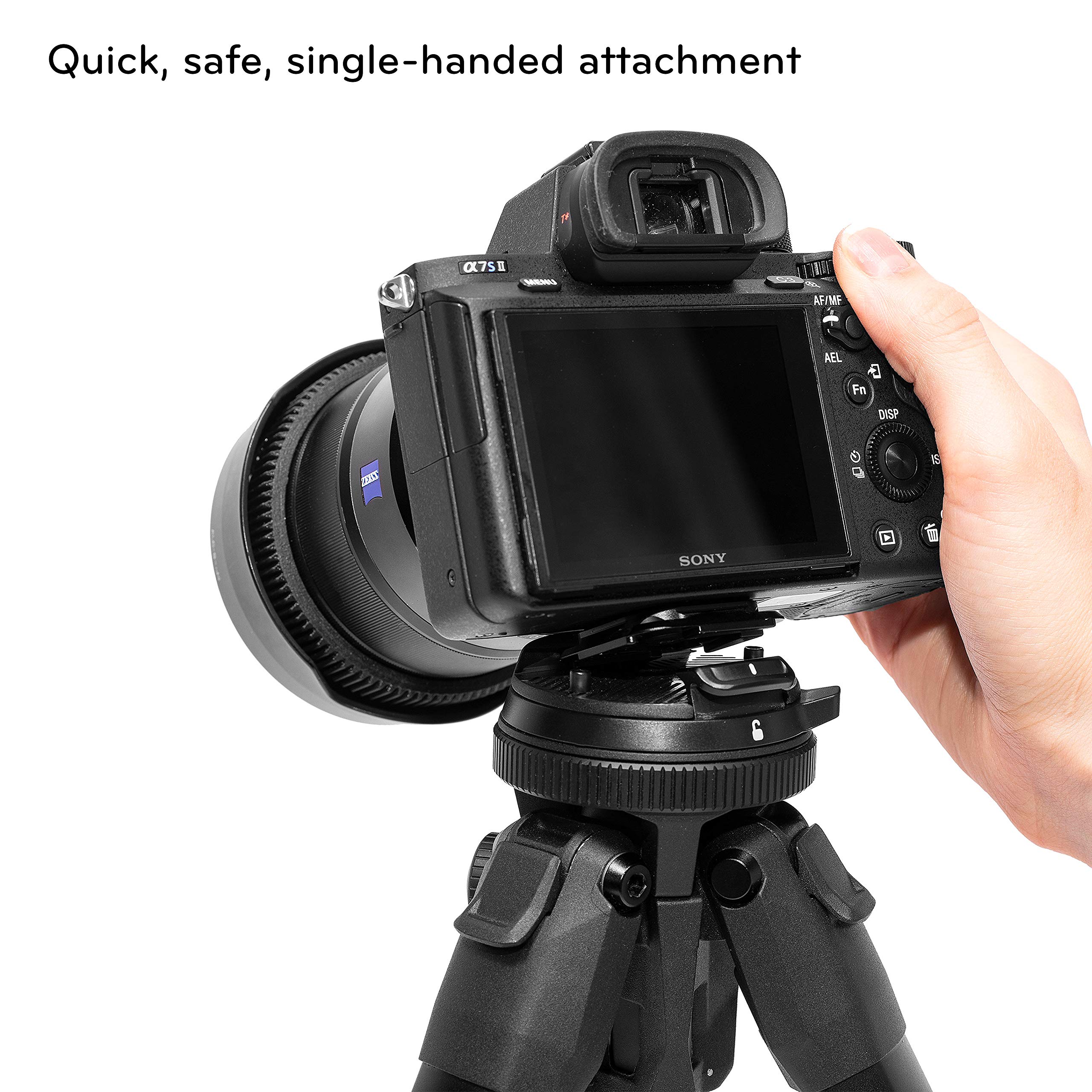 Peak Design Travel Tripod, Carbon Fiber, Compact Design, Quick Setup and Takedown, Pro-Level Stability, Ergonomic Ball Head, Compact and Portable Travel Tripod for Camera and Phone, 20 lb Capacity thumbnail 10