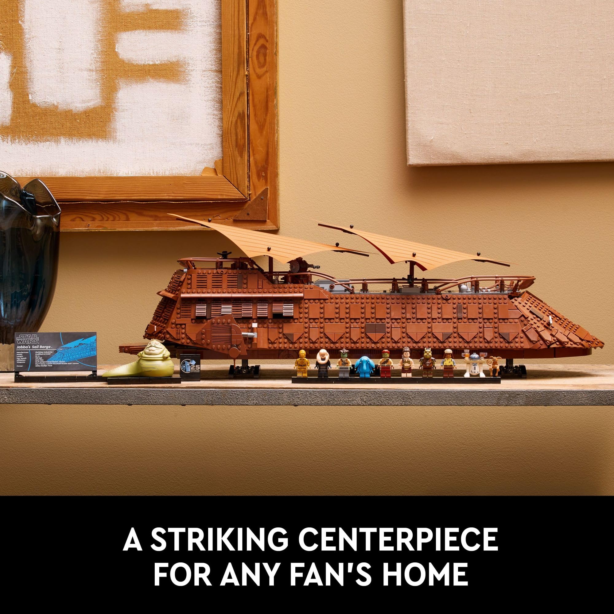 LEGO Star Wars Jabba's Sail Barge Building Sets for Adults - Star Wars Ship Collectibles Set for Fans - 3,942 Piece Display - Gifts for Men & Women - 75397