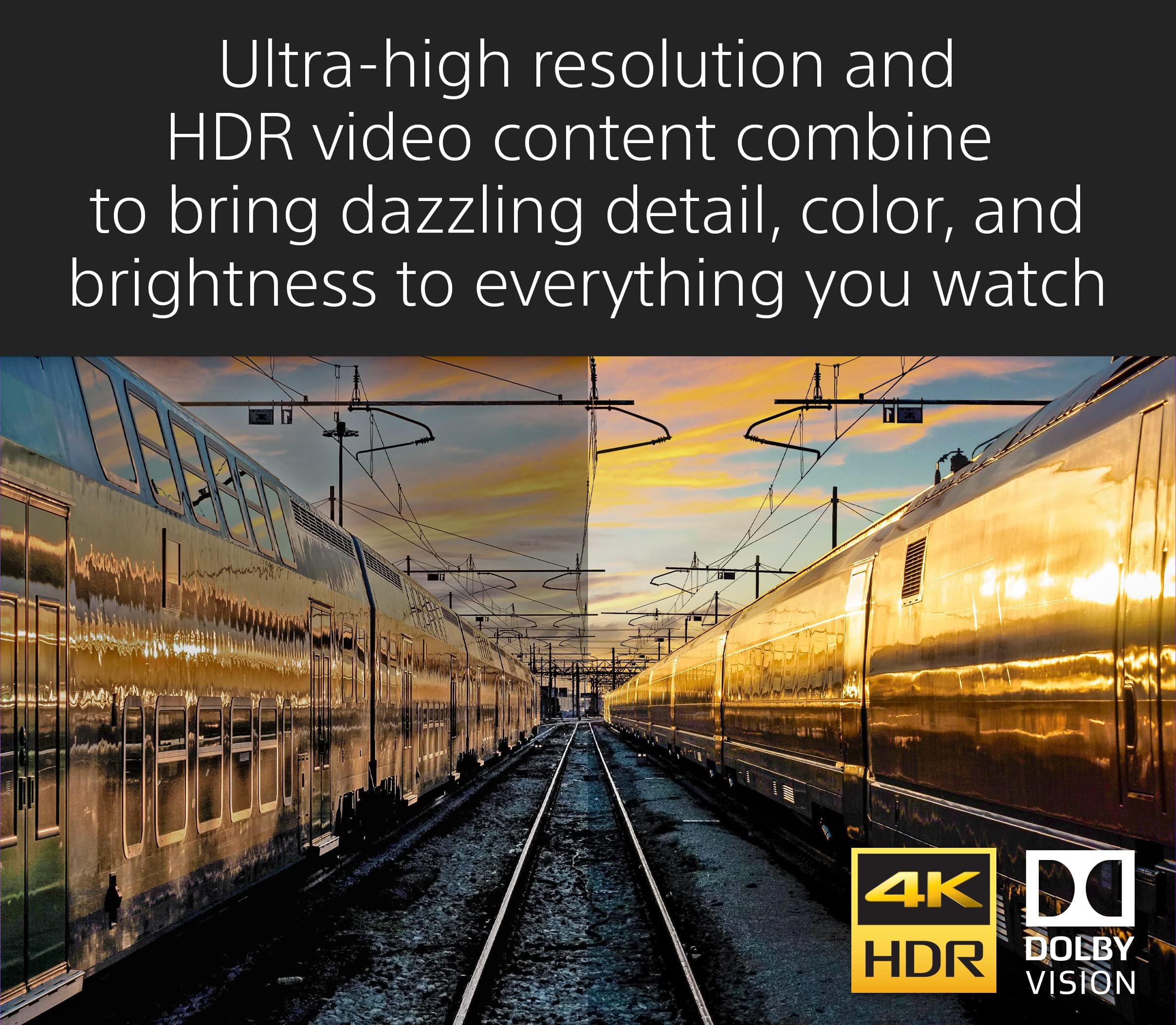 Sony 75 Inch 4K Ultra HD TV X80K Series: LED Smart Google TV with Dolby Vision HDR KD75X80K- Latest Model, Black: 85 TV Only