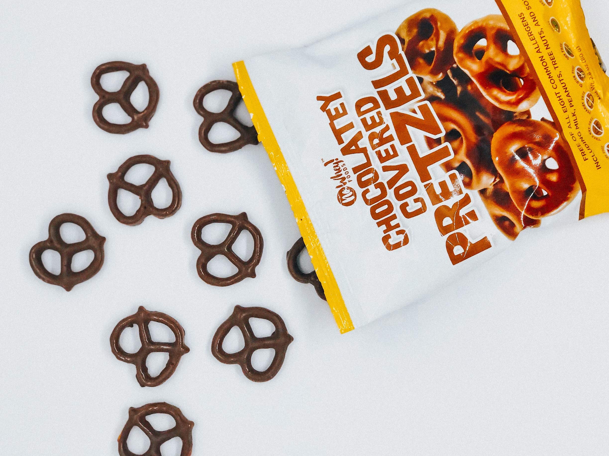 Vegan, Gluten Free Chocolatey Covered Pretzels (2 Pack) | Dairy Free, Peanut Free, Nut Free, Soy Free, All Natural, Sesame Free | Allergy Friendly | No Whey Foods: Vegan, Gluten Free Chocolatey Covered Pretzels (2 Pack) | Dairy Free, Peanut Free, Nut Free, Soy Free, All Natural, Sesame Free | Allergy Friendly | No Whey Foods